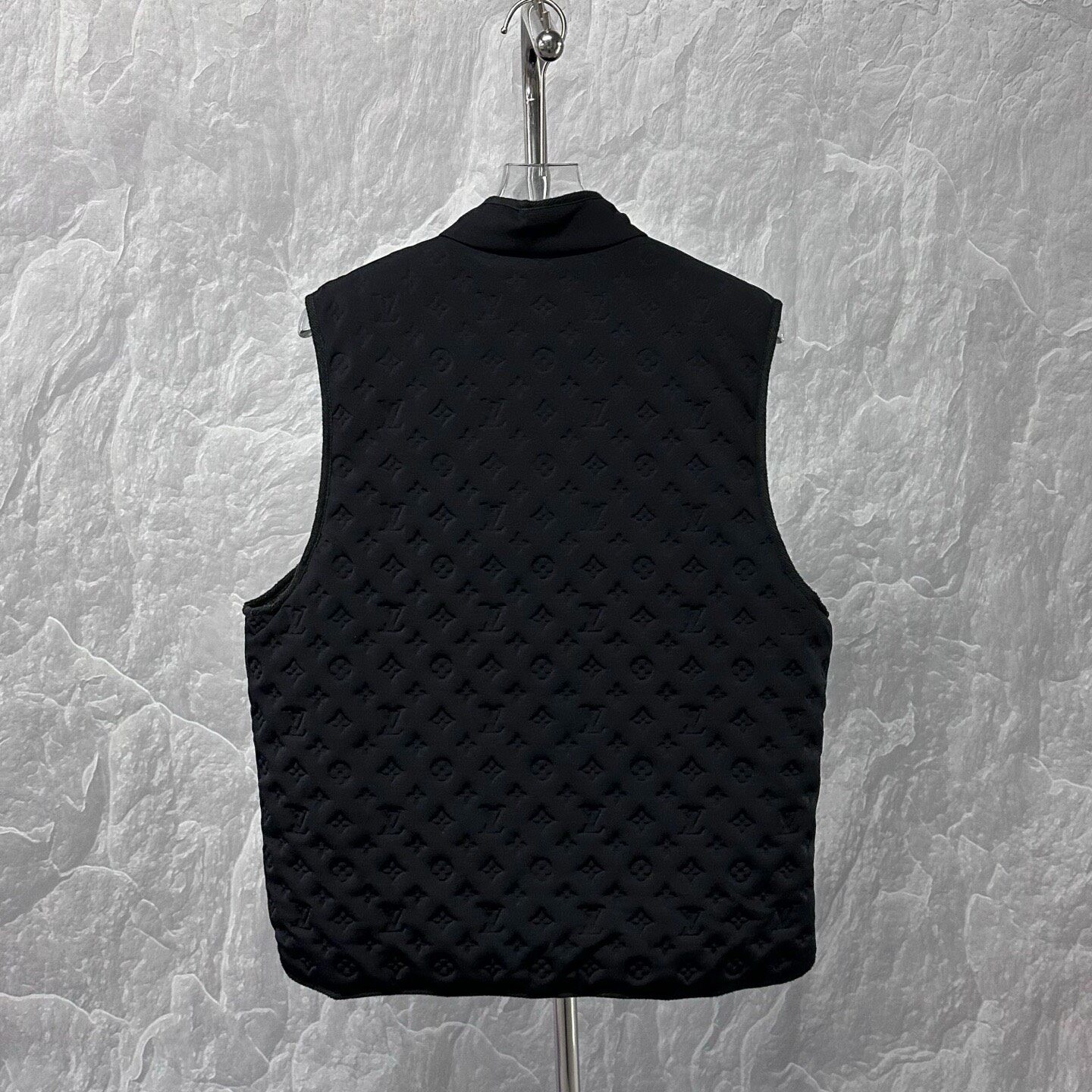Louis Vuitton FW25 Checkered Double-sided Padded Vest — front