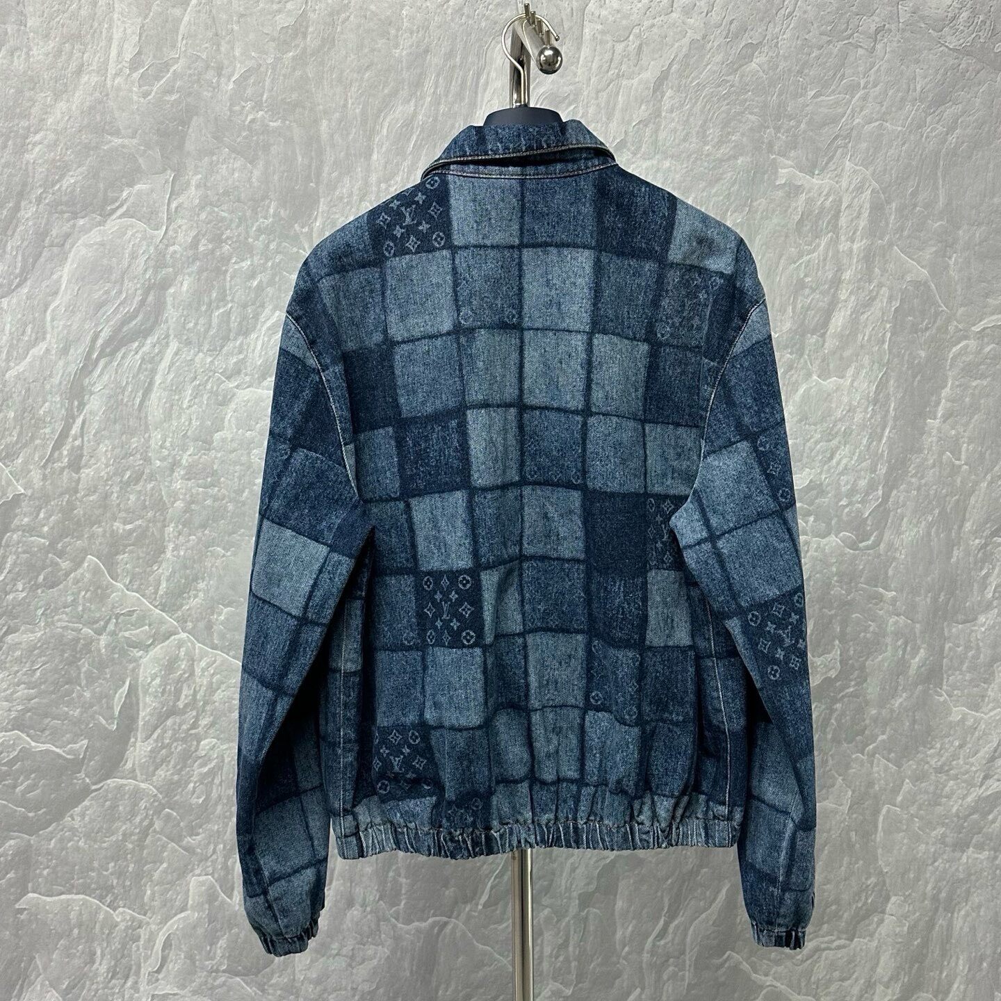 Louis Vuitton FW26 Damier Denim Jacket — back