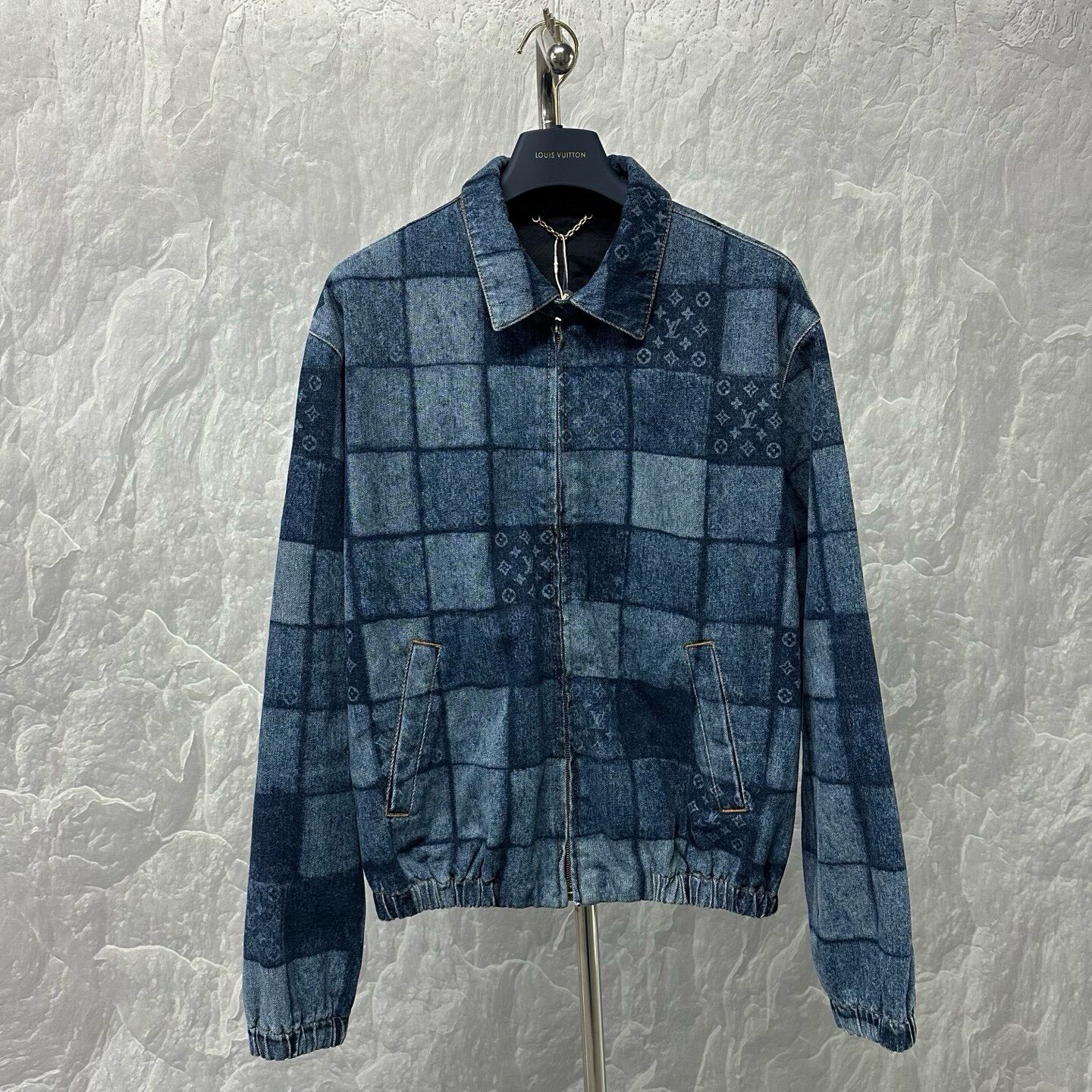 Louis Vuitton FW26 Damier Denim Jacket — front
