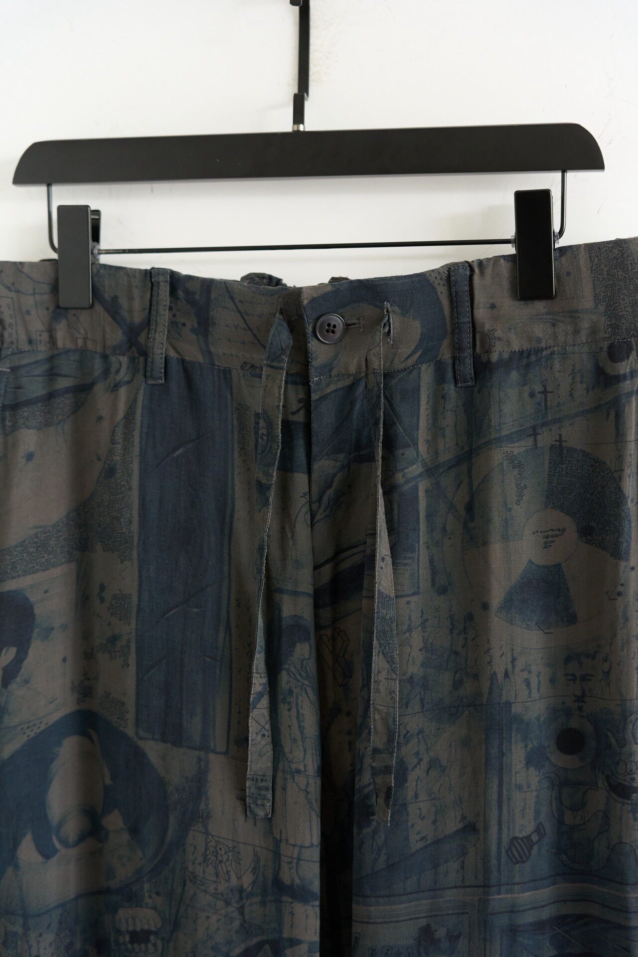 Yohji Yamamoto 14aw Comic Trousers — detail