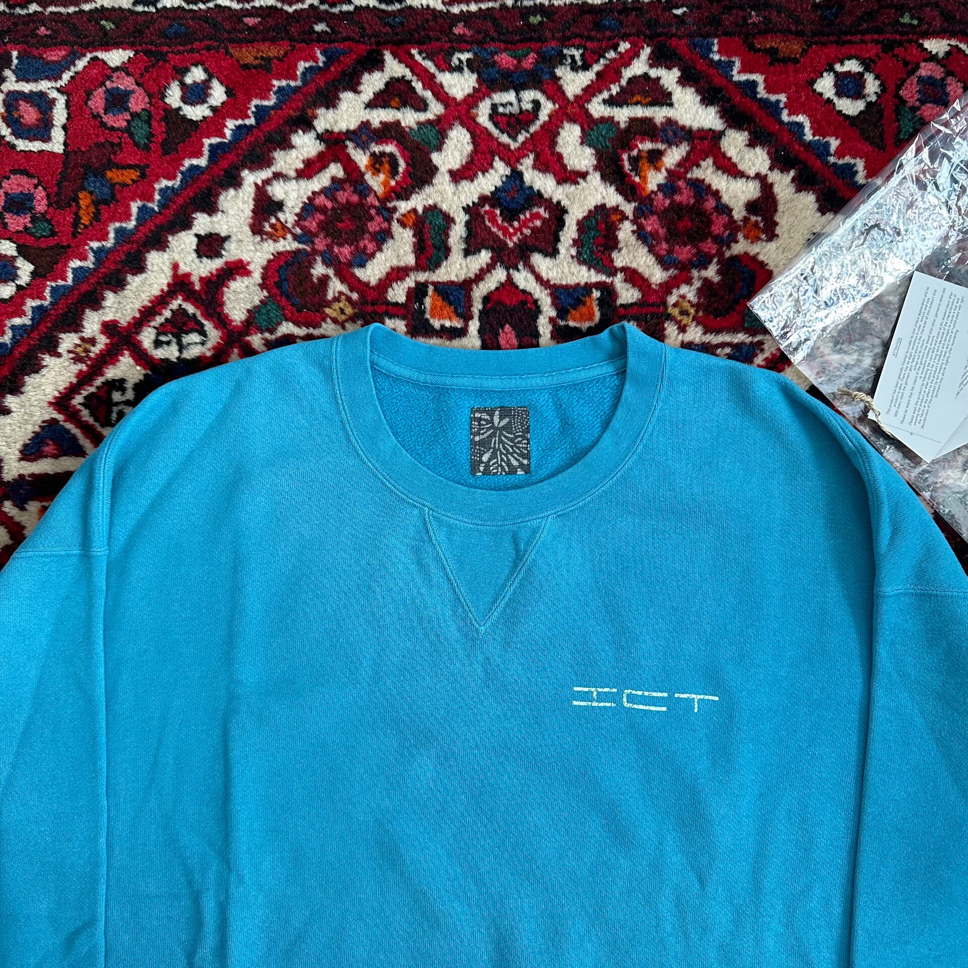 Visvim 24AW ICT Jumbo 3/4 Sweat — detail
