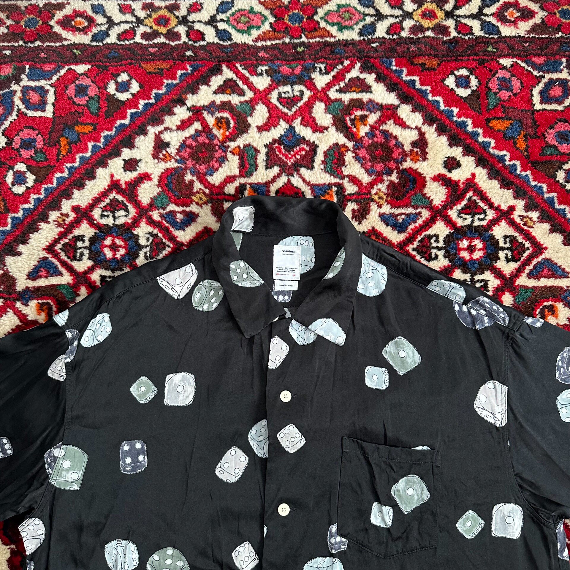 Visvim 21SS WALLIS Short Sleeve Shirt — detail