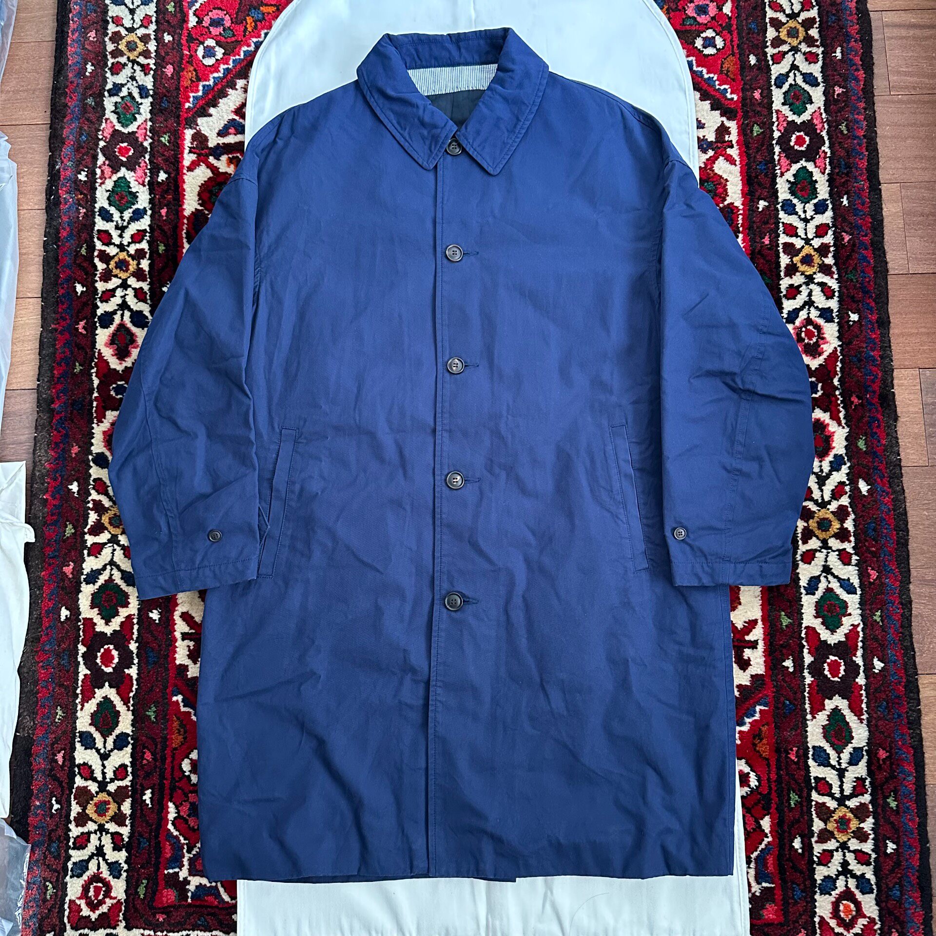 Visvim 22AW HERGE TT Navy Coat