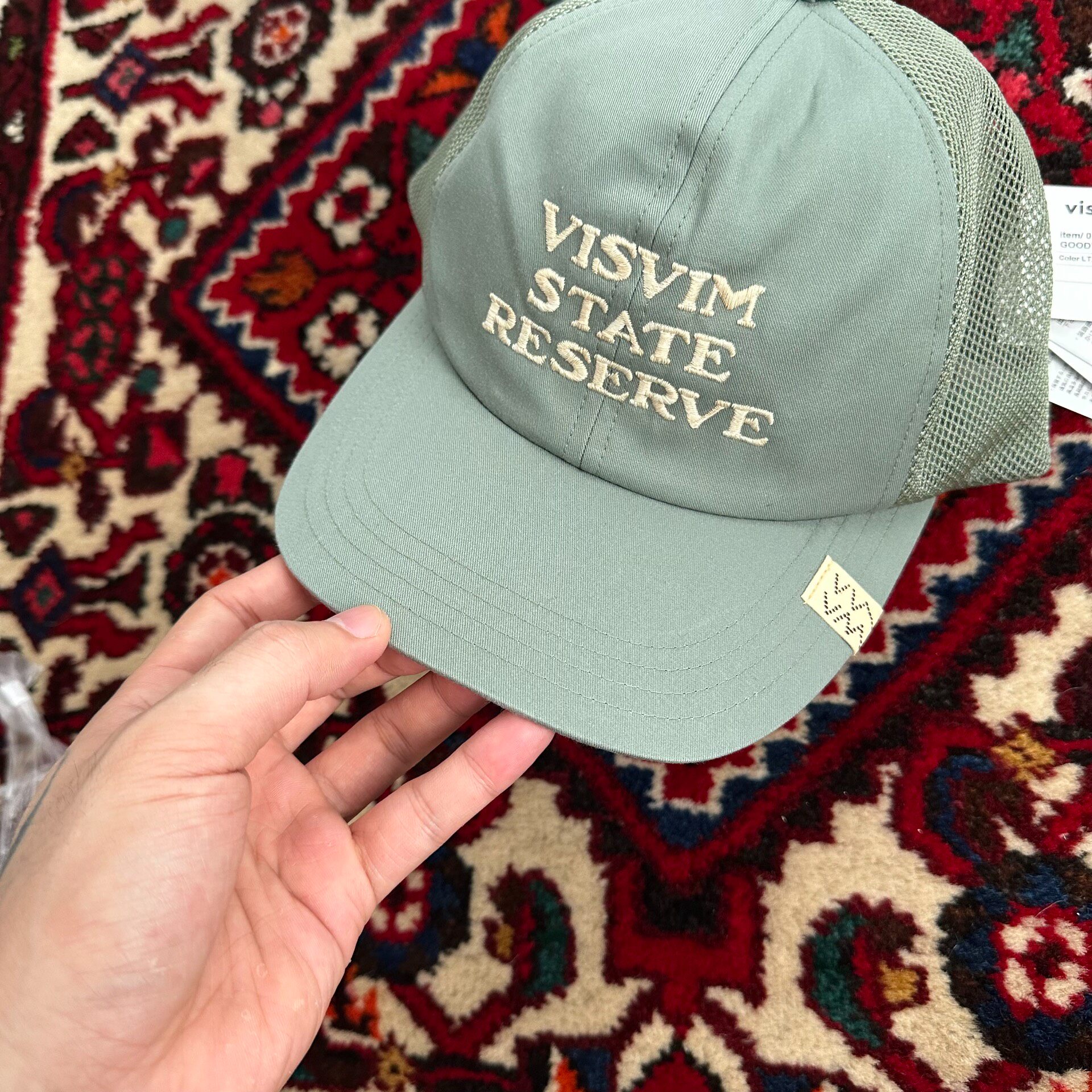 Visvim 26SS Goodyear II Cap — detail