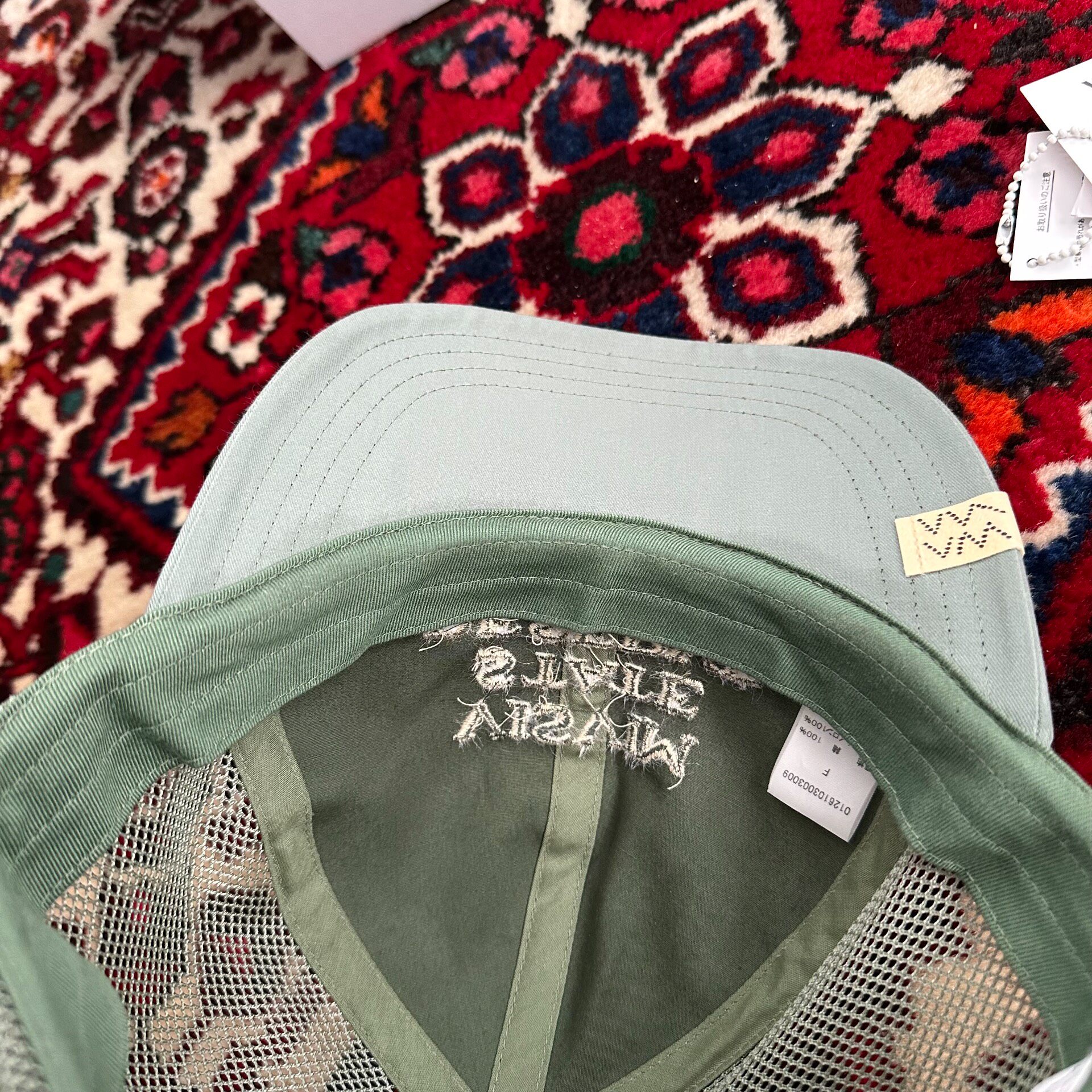 Visvim 26SS Goodyear II Cap — label