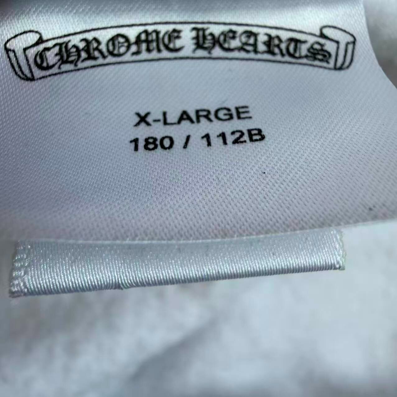 Chrome Hearts White Long-Sleeve Sweatshirt — label