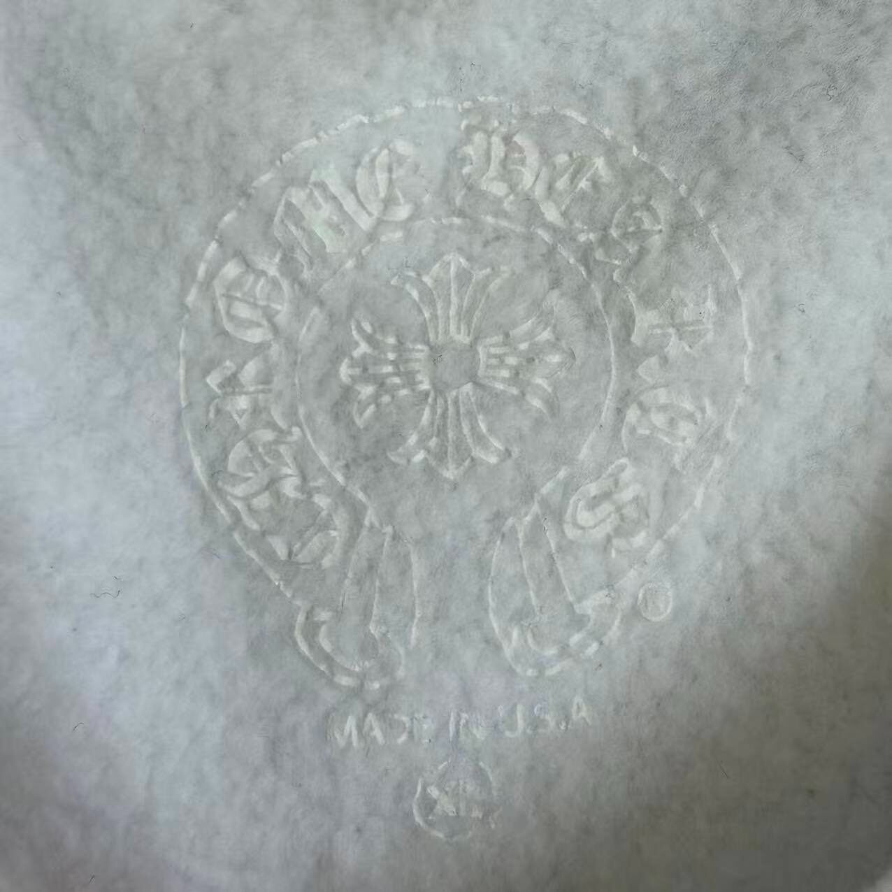 Chrome Hearts White Long-Sleeve Sweatshirt — detail