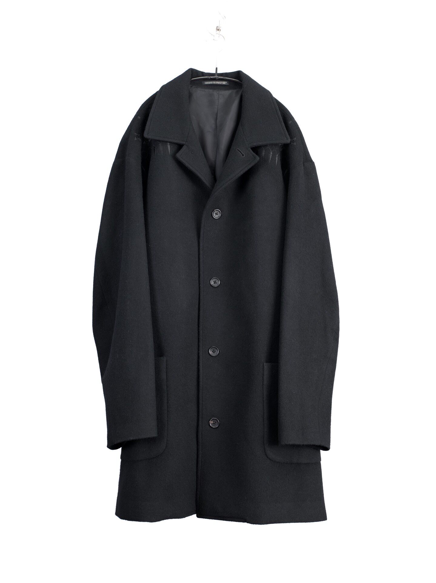 Yohji Yamamoto 22AW Isetan Long Coat — detail