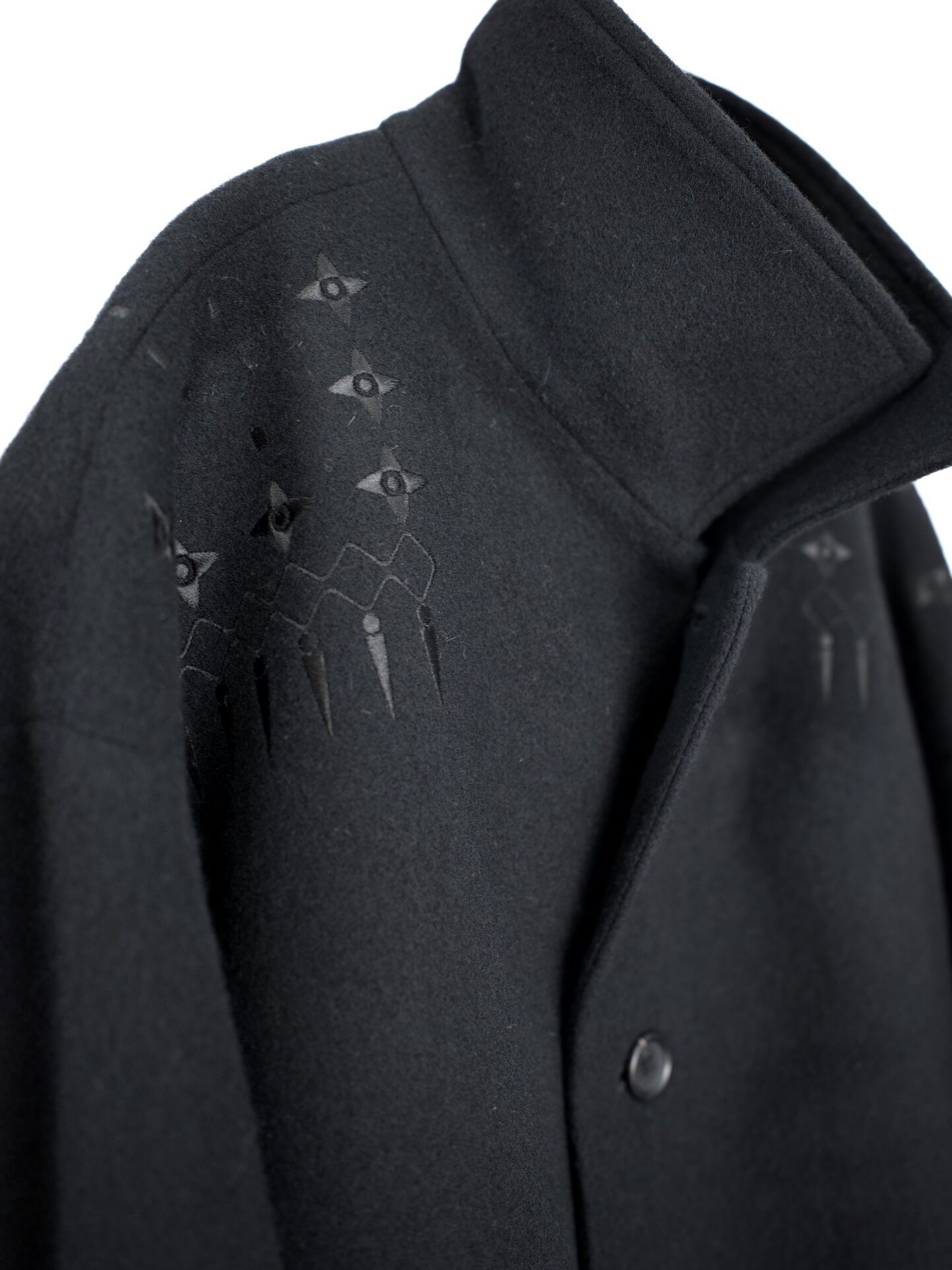 Yohji Yamamoto 22AW Isetan Long Coat — label
