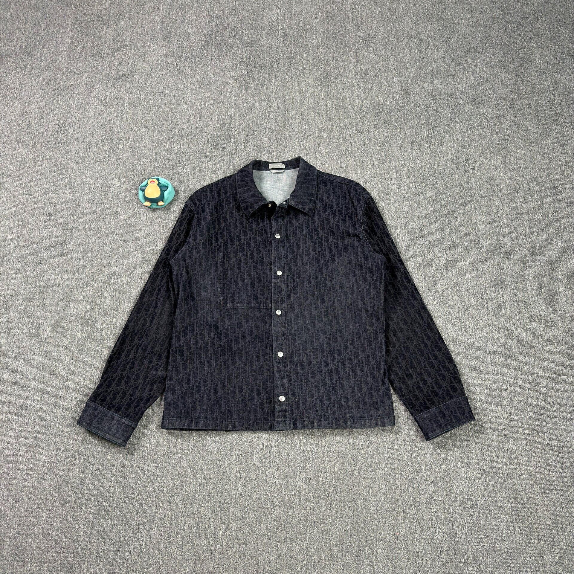 Dior Dark Blue Monogram Shirt