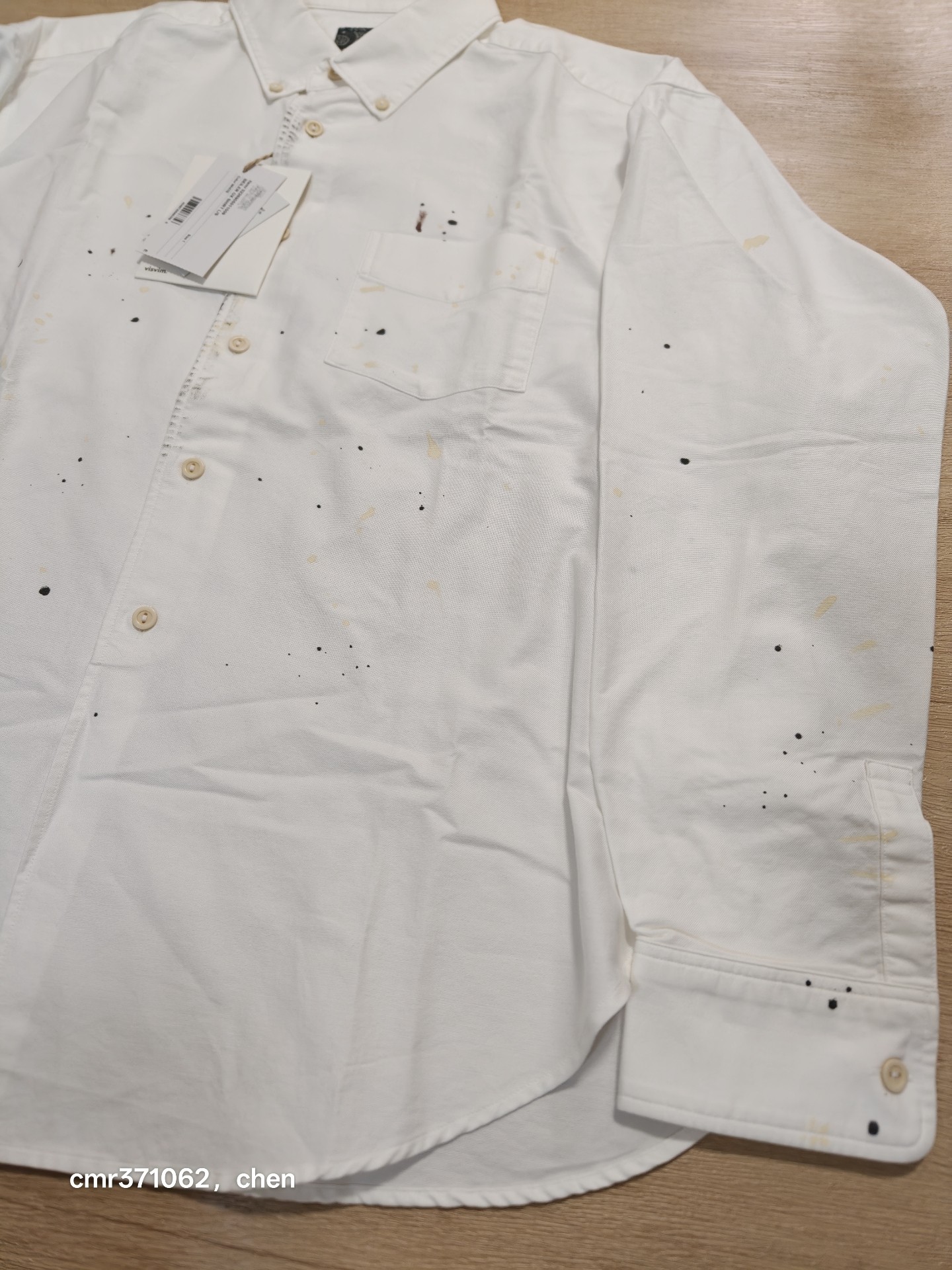 Visvim Beiler Long Sleeve Oxford Shirt — back