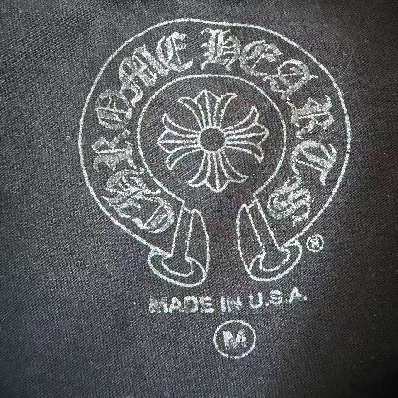 Chrome Hearts Black Pink Long Sleeve Tee — detail