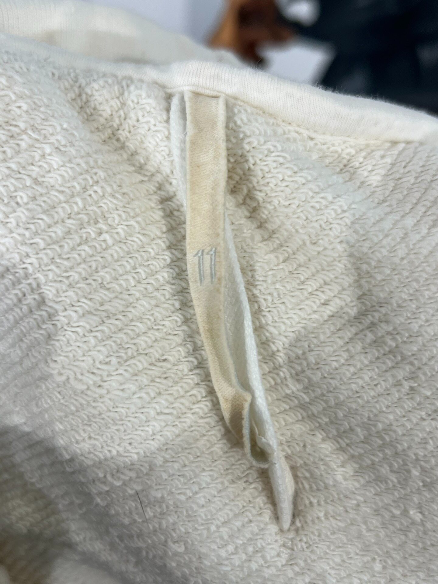 Boris Bidjan Saberi Camo Drop-Crotch Shorts L — label
