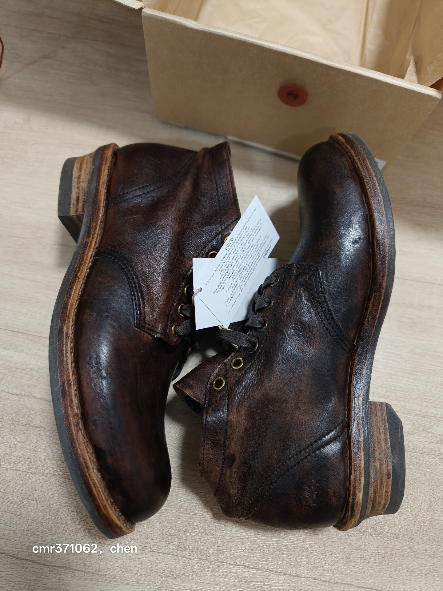 VISVIM 23 ICT Brigadier Boots — detail
