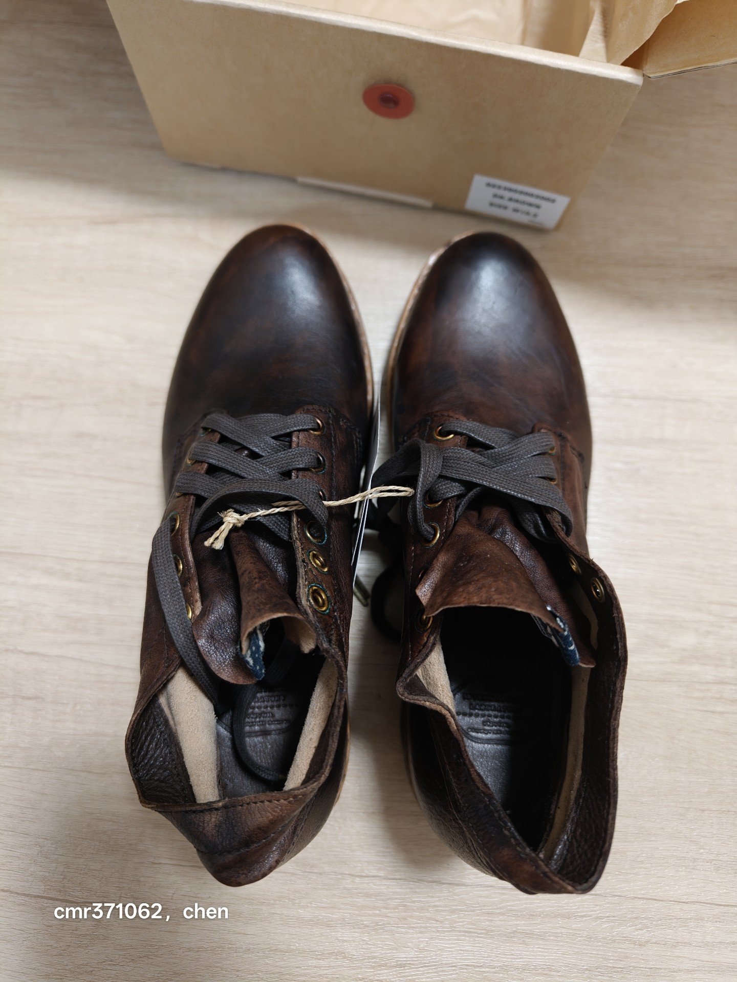 VISVIM 23 ICT Brigadier Boots — label
