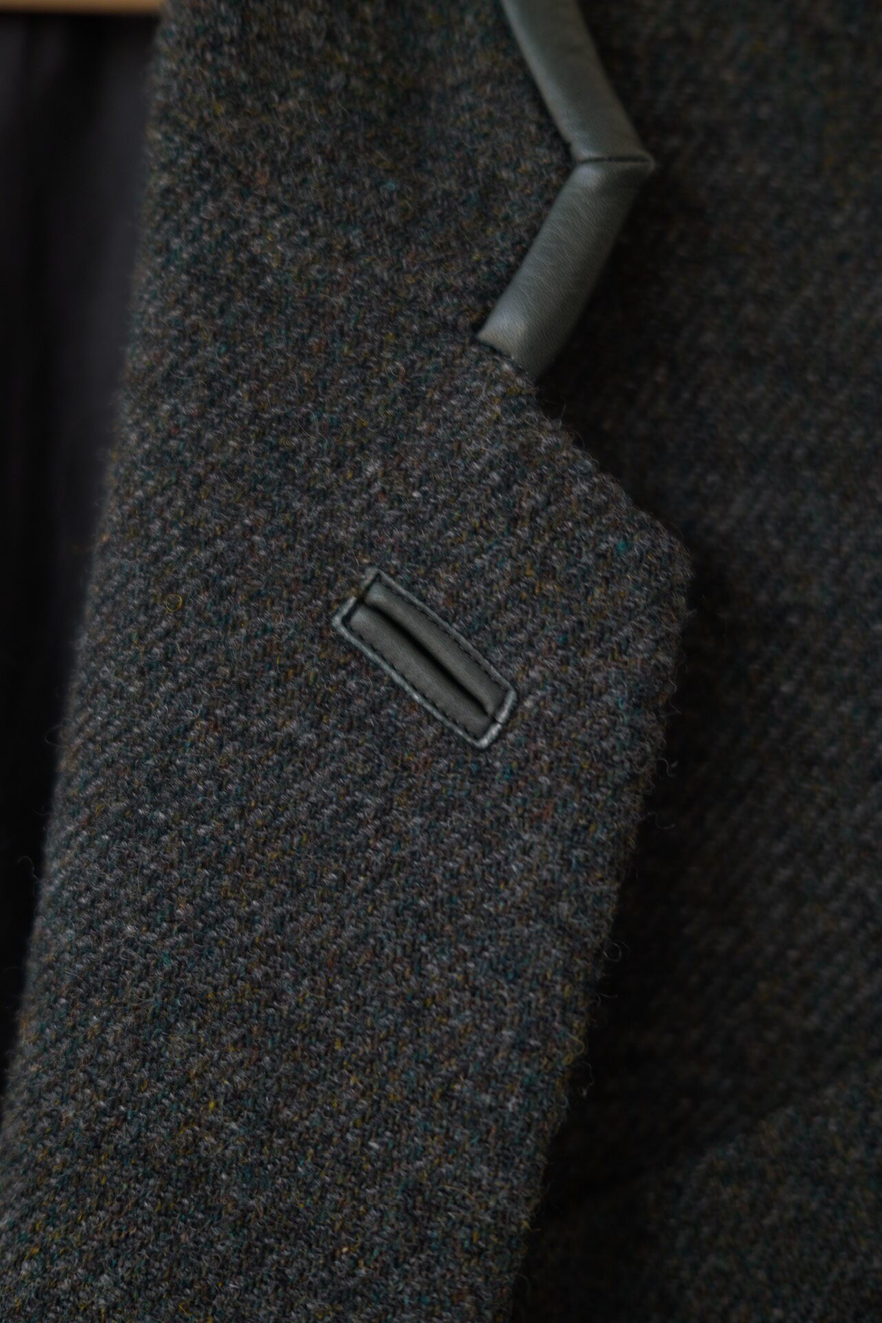 Yohji Yamamoto Y's Tweed Blazer — label