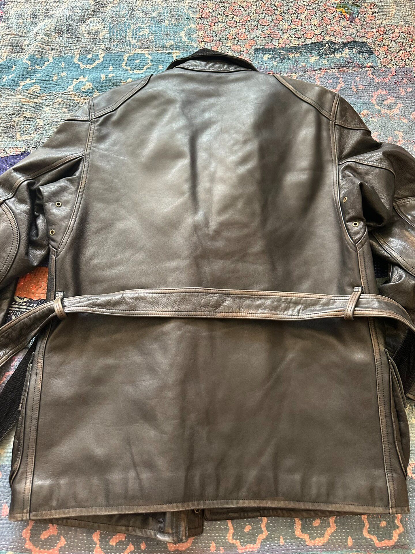 Polo Ralph Lauren Leather Moto Jacket — front