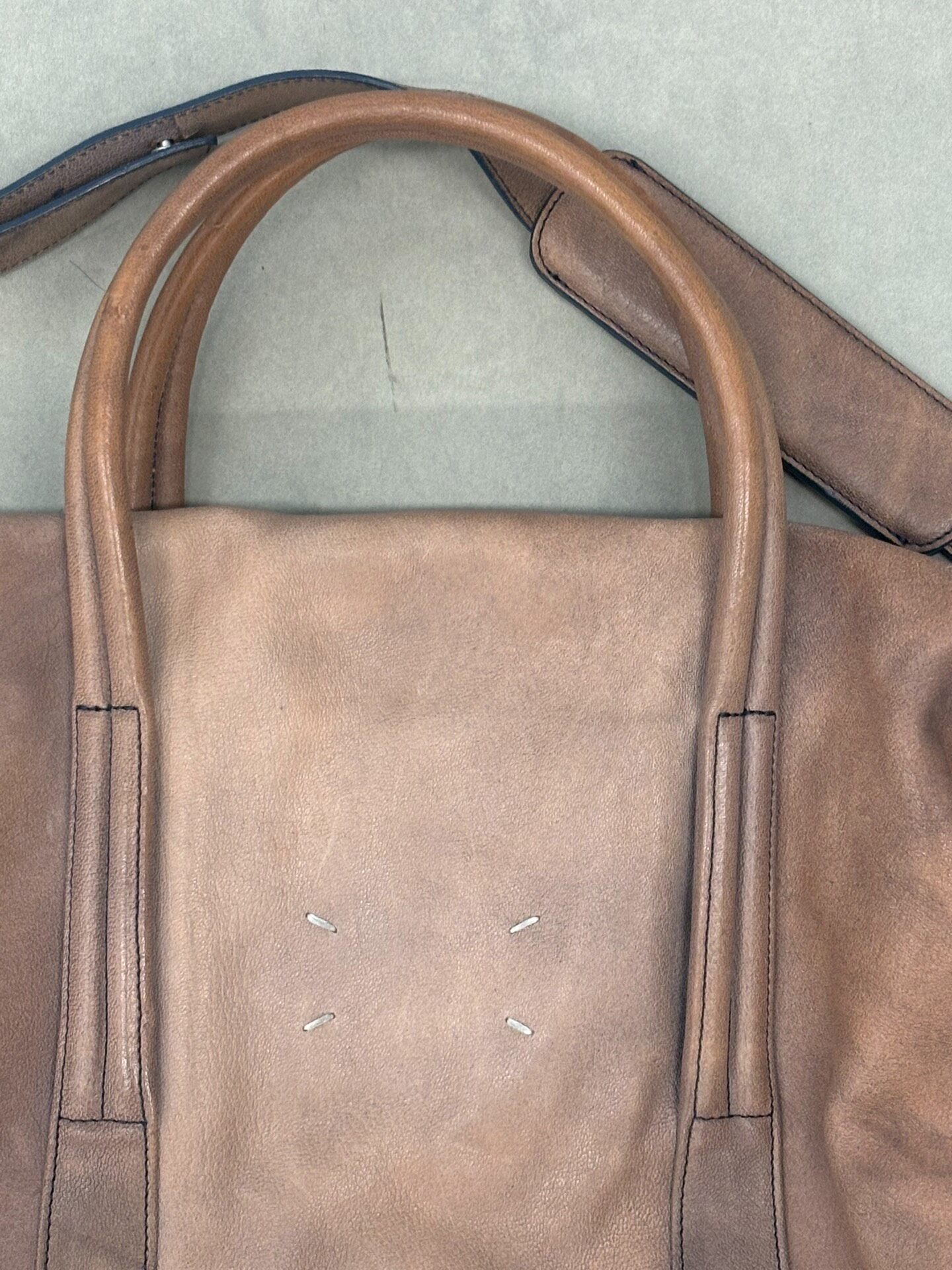 Maison Margiela AW2013 Camel Bag — label
