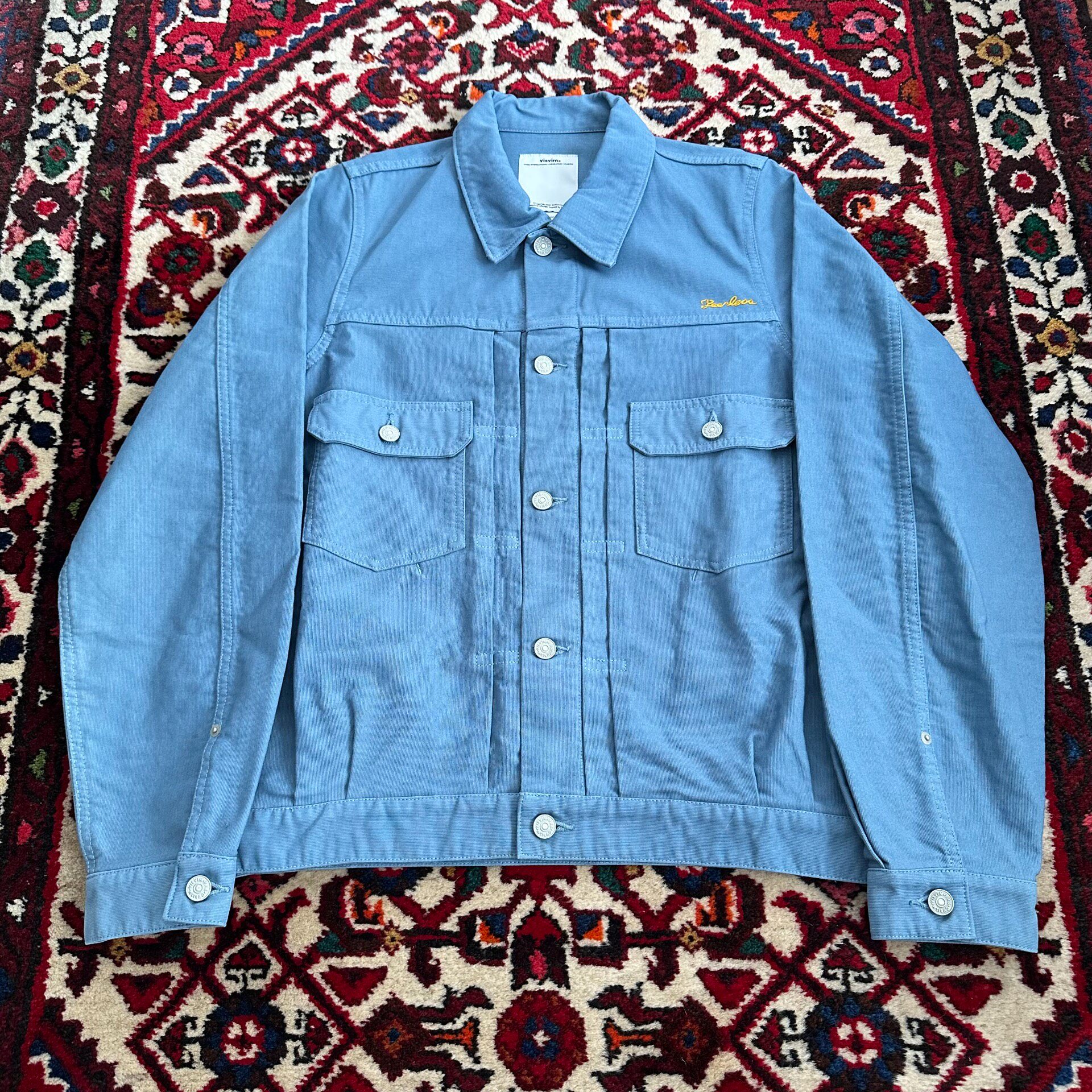 Visvim 17AW 101 Jumbo Denim Jacket — detail