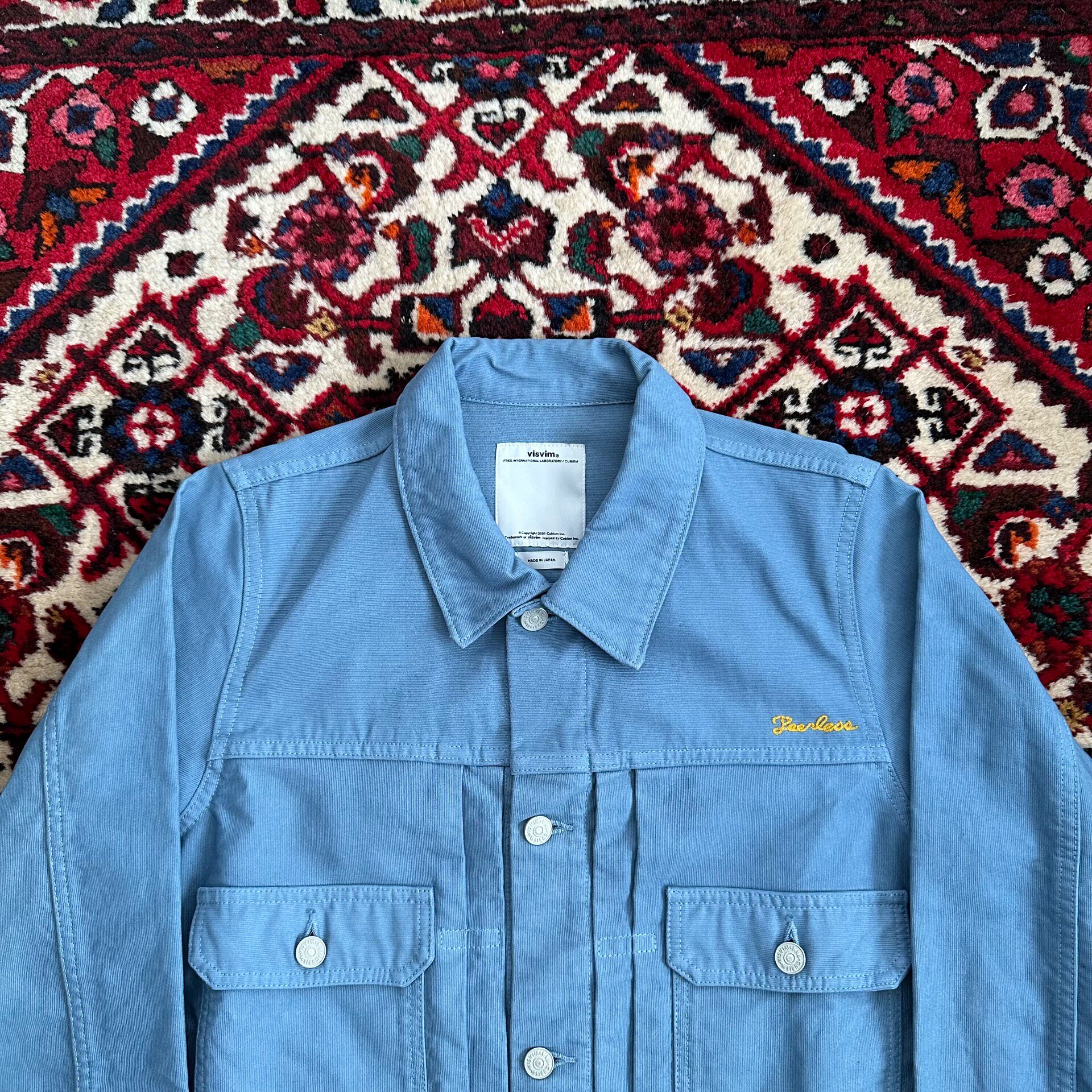 Visvim 17AW 101 Jumbo Denim Jacket — label