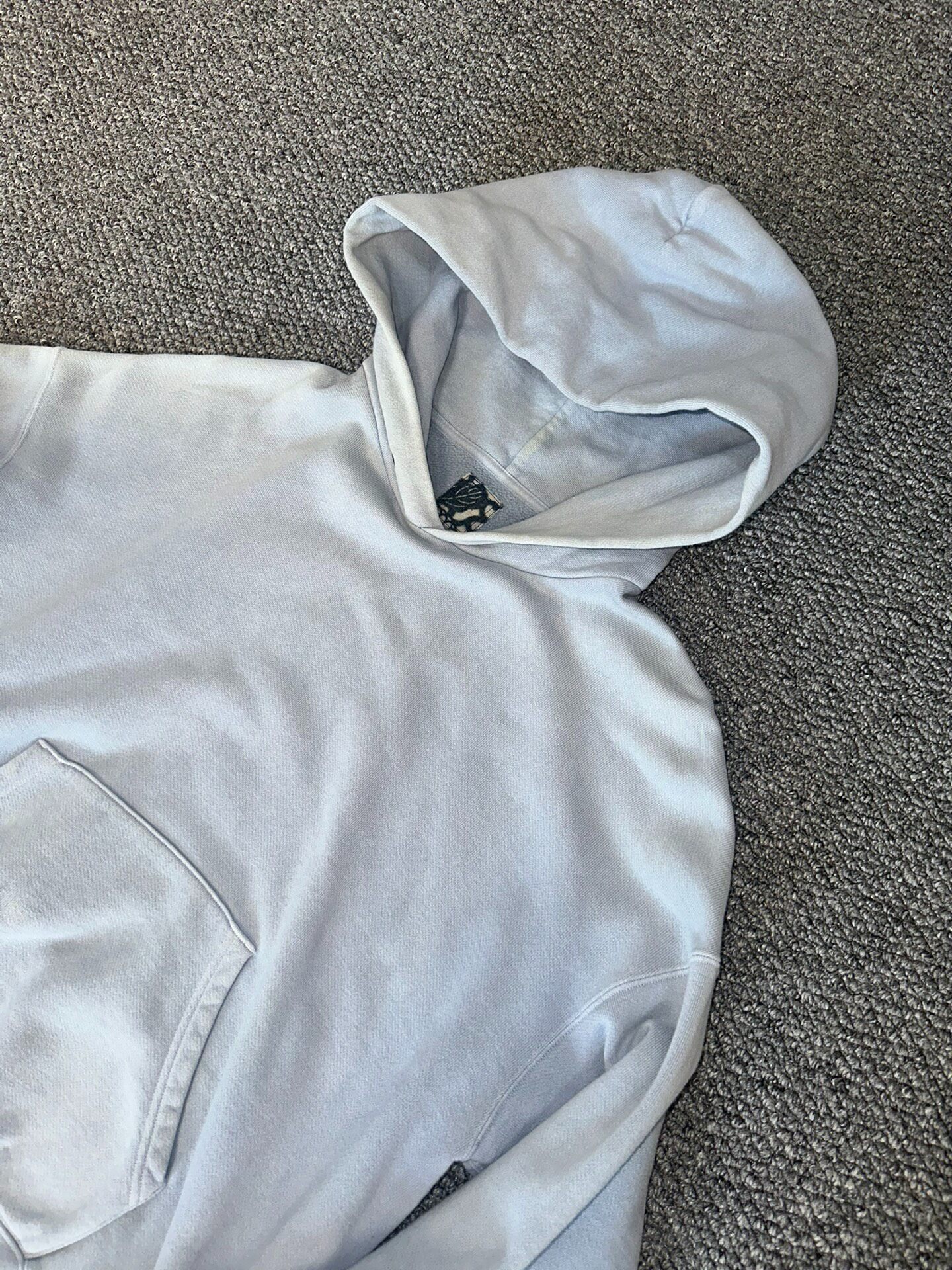 Visvim Haze Blue Hoodie — front