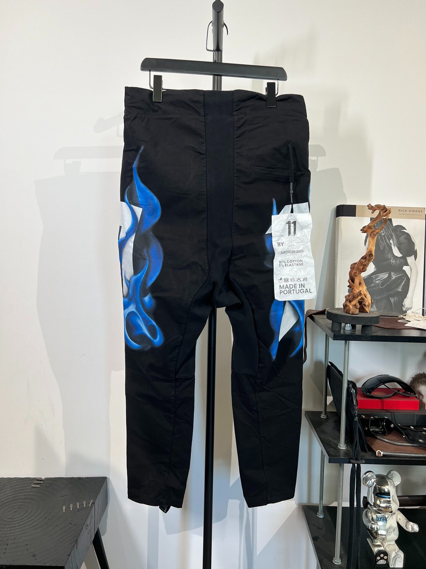 Boris Bidjan Saberi P19 Drop Crotch Pants — front