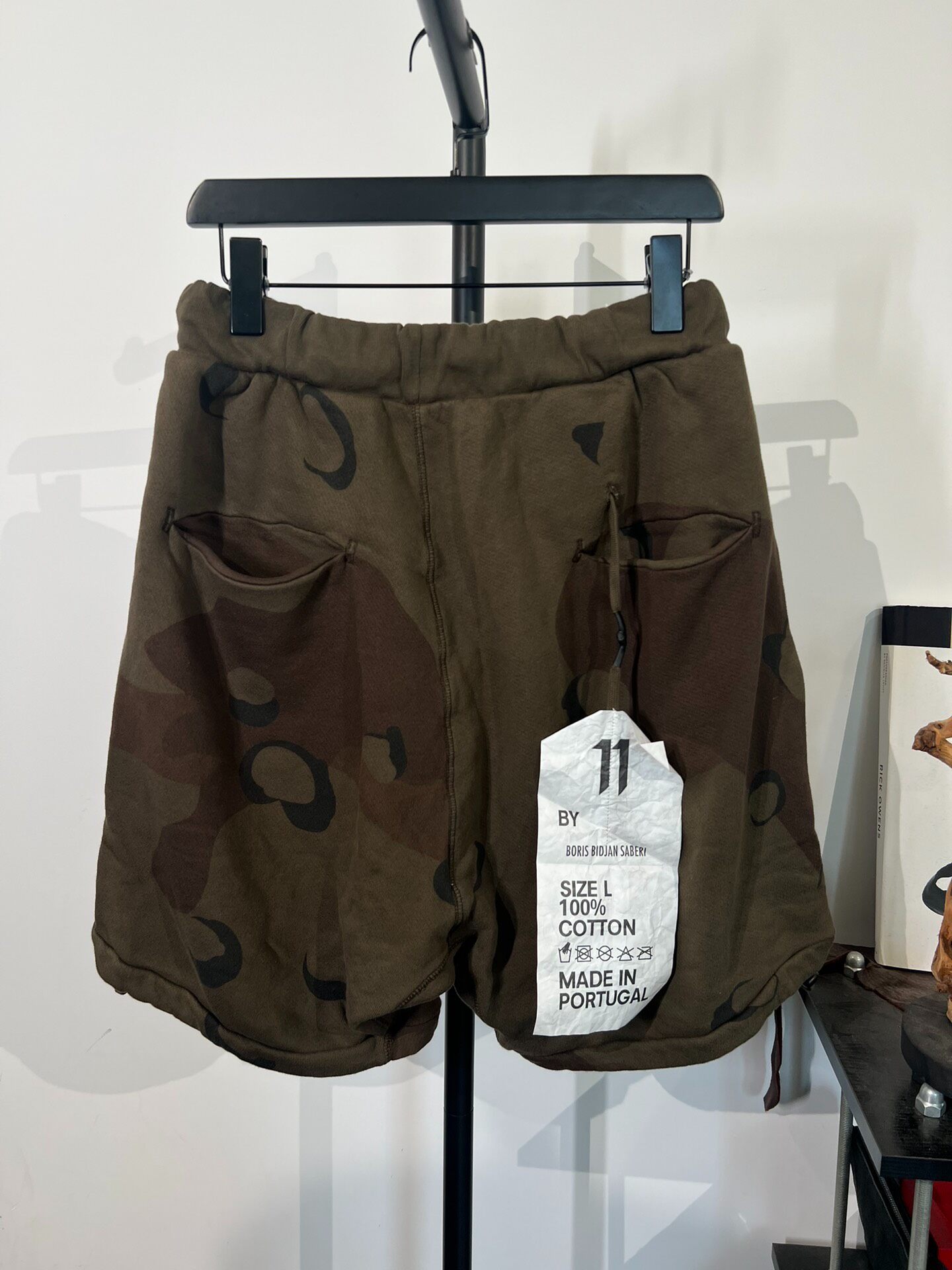 Boris Bidjan Saberi Camo Shorts L