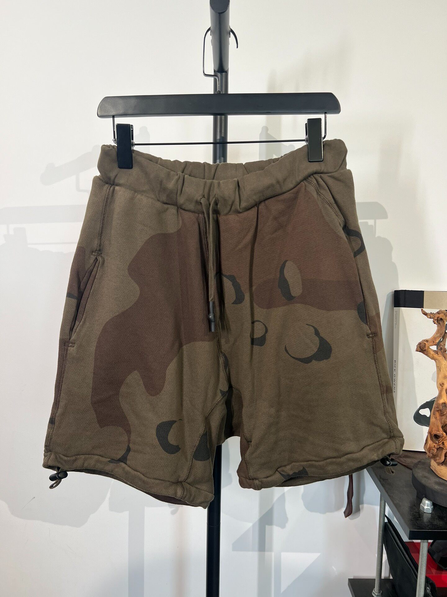 Boris Bidjan Saberi Camo Shorts L — front
