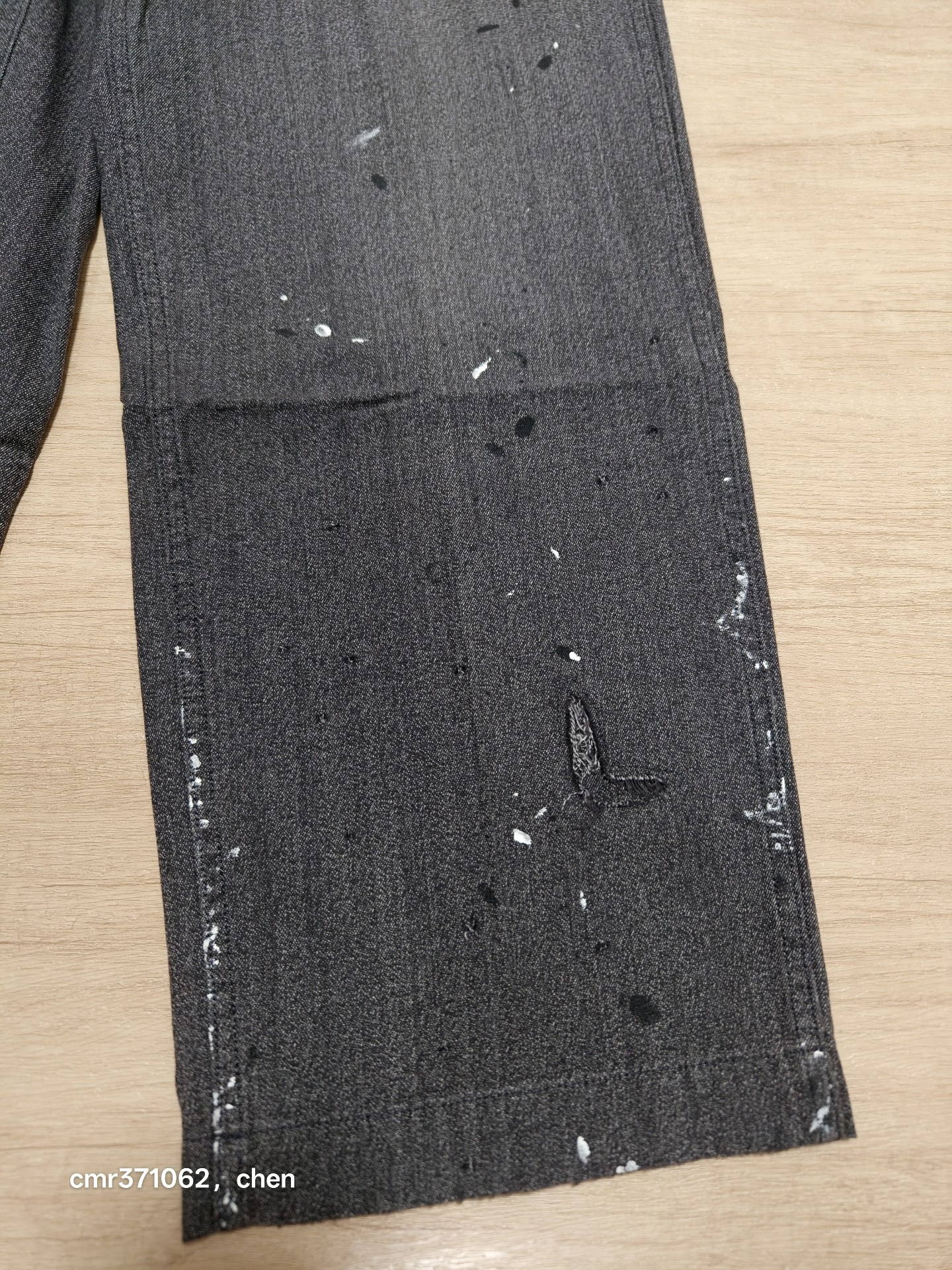 Visvim ICT Broader Chino Crash Pants — label
