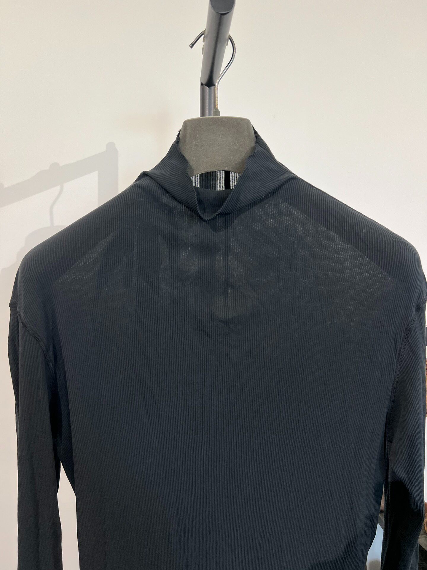 Boris Bidjan Saberi Knit High-Neck Top — detail
