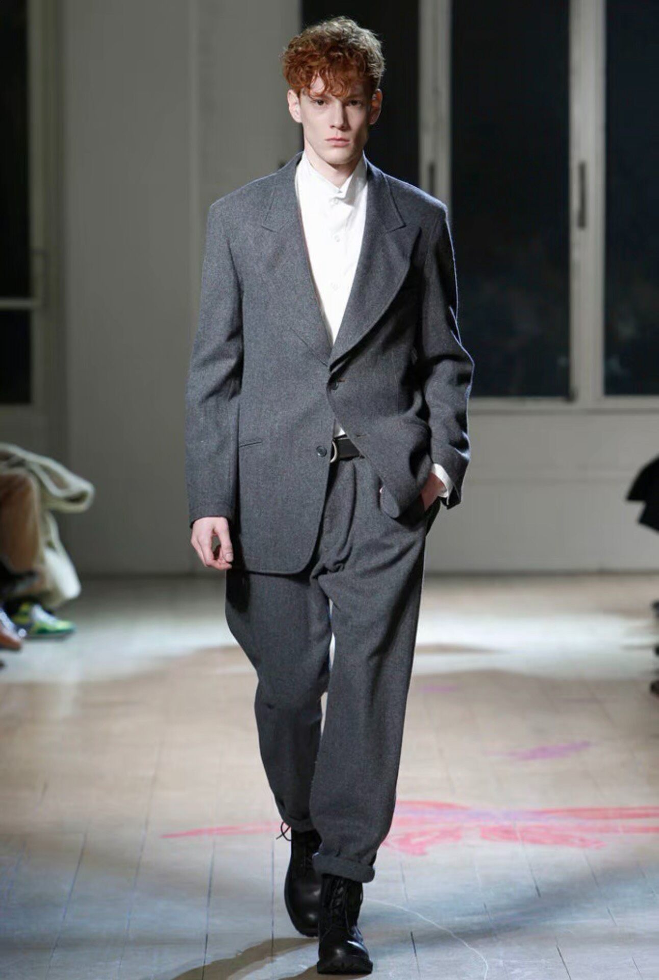 Yohji Yamamoto 11AW Peak Lapel Blazer — front