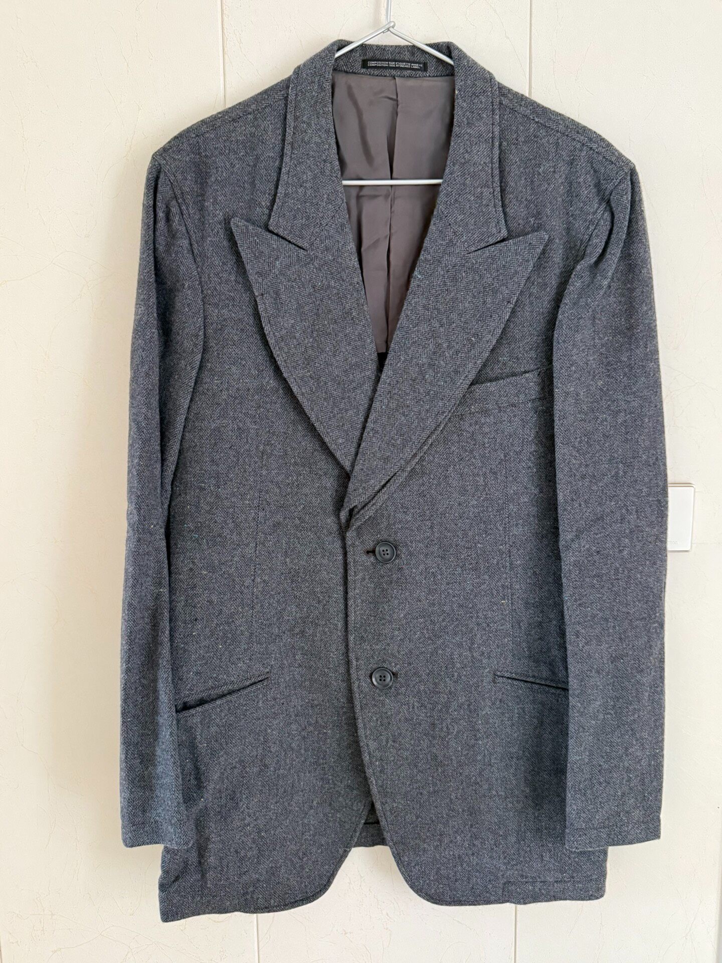 Yohji Yamamoto 11AW Peak Lapel Blazer