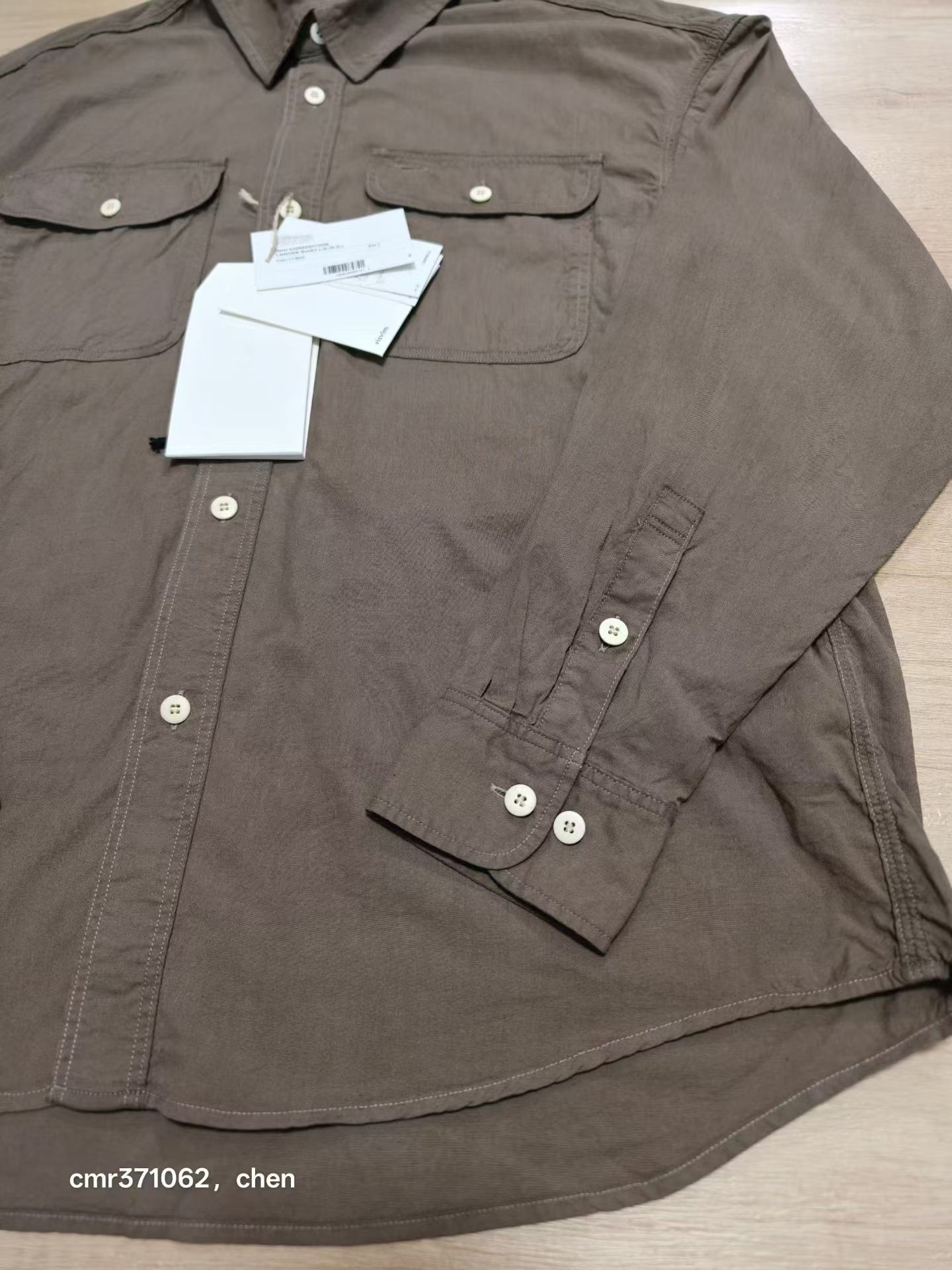 Visvim ICT Langer Long Sleeve Shirt — label