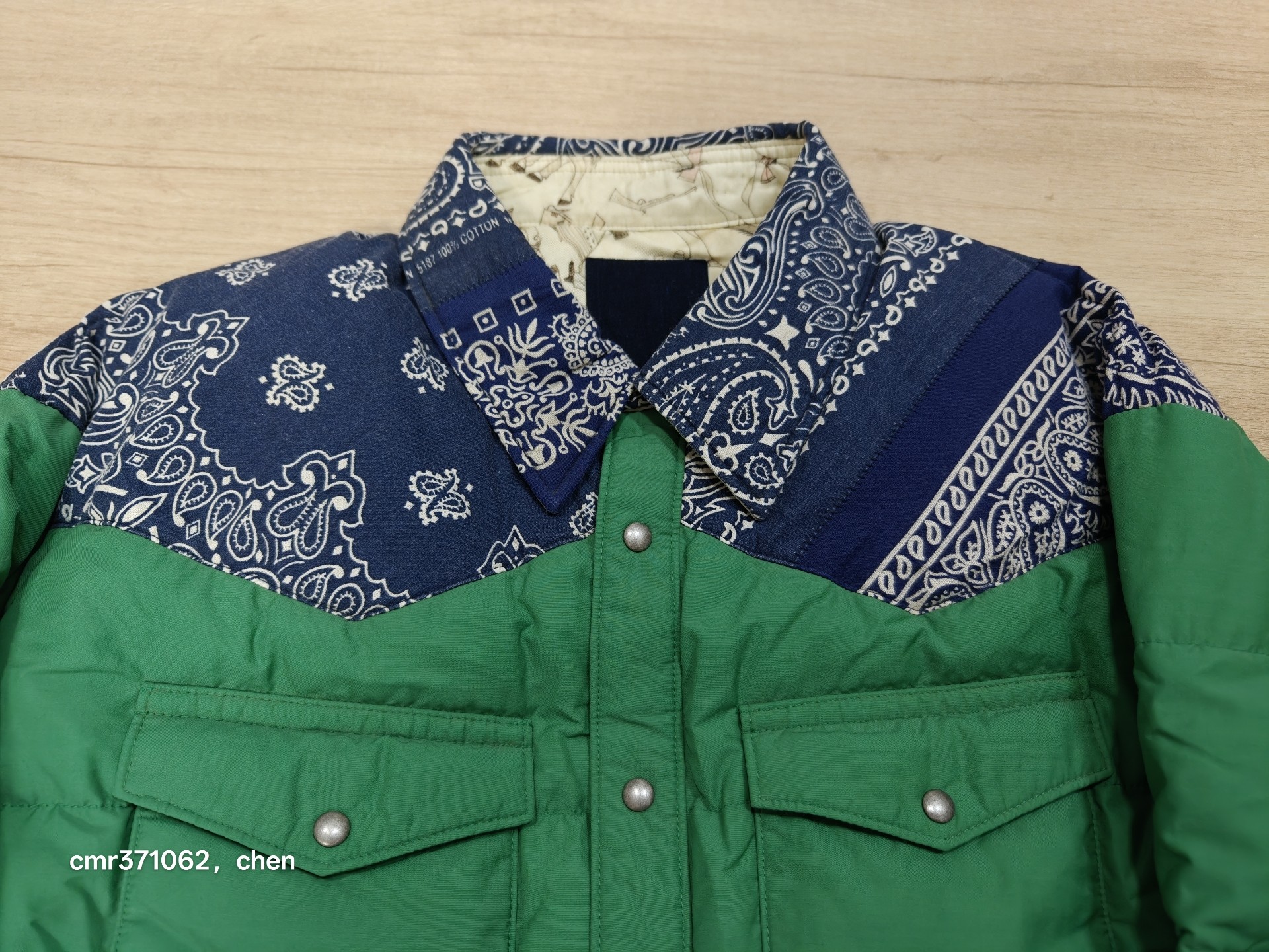 Visvim ICT Kerchief Down Jacket — front