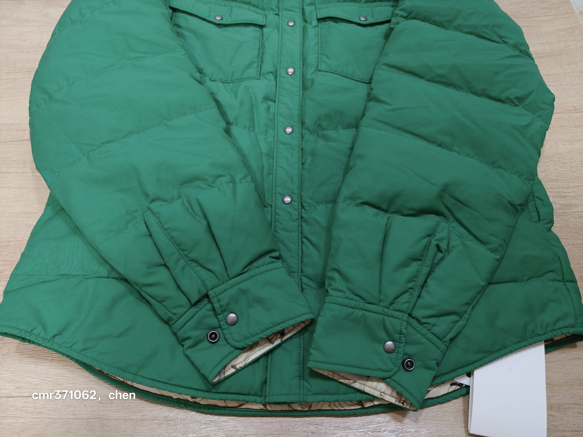 Visvim ICT Kerchief Down Jacket — detail