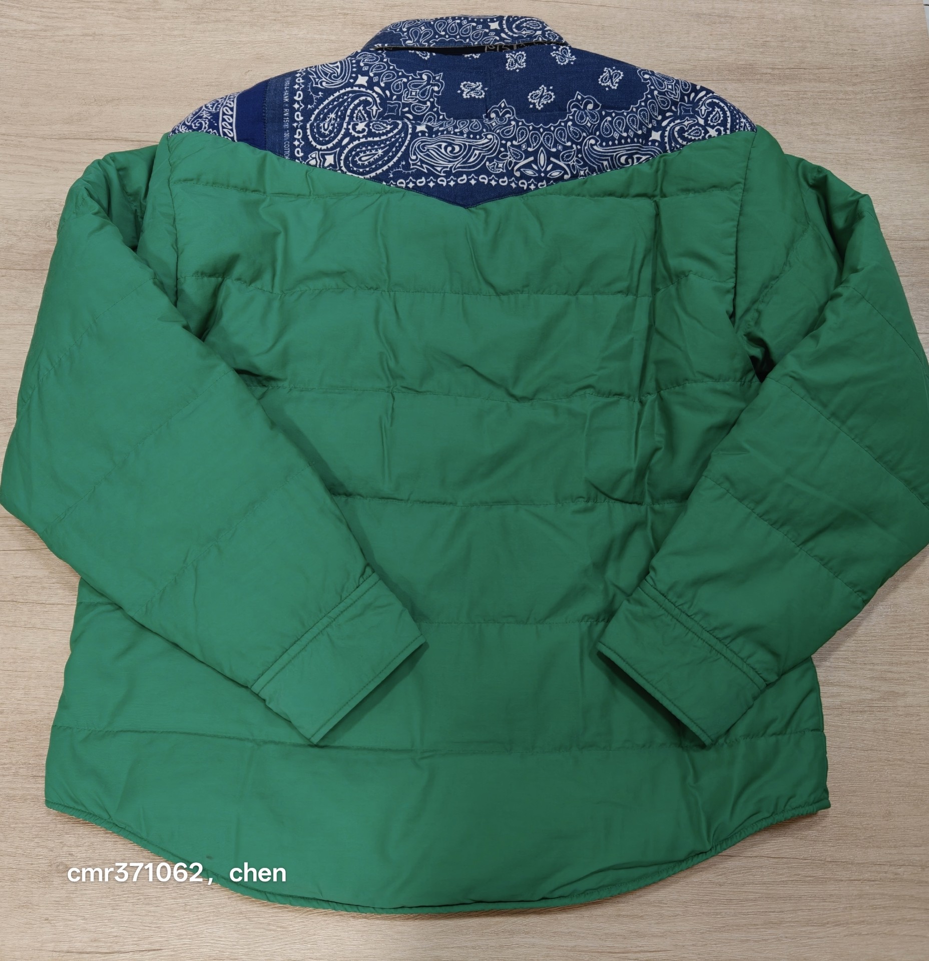Visvim ICT Kerchief Down Jacket — back
