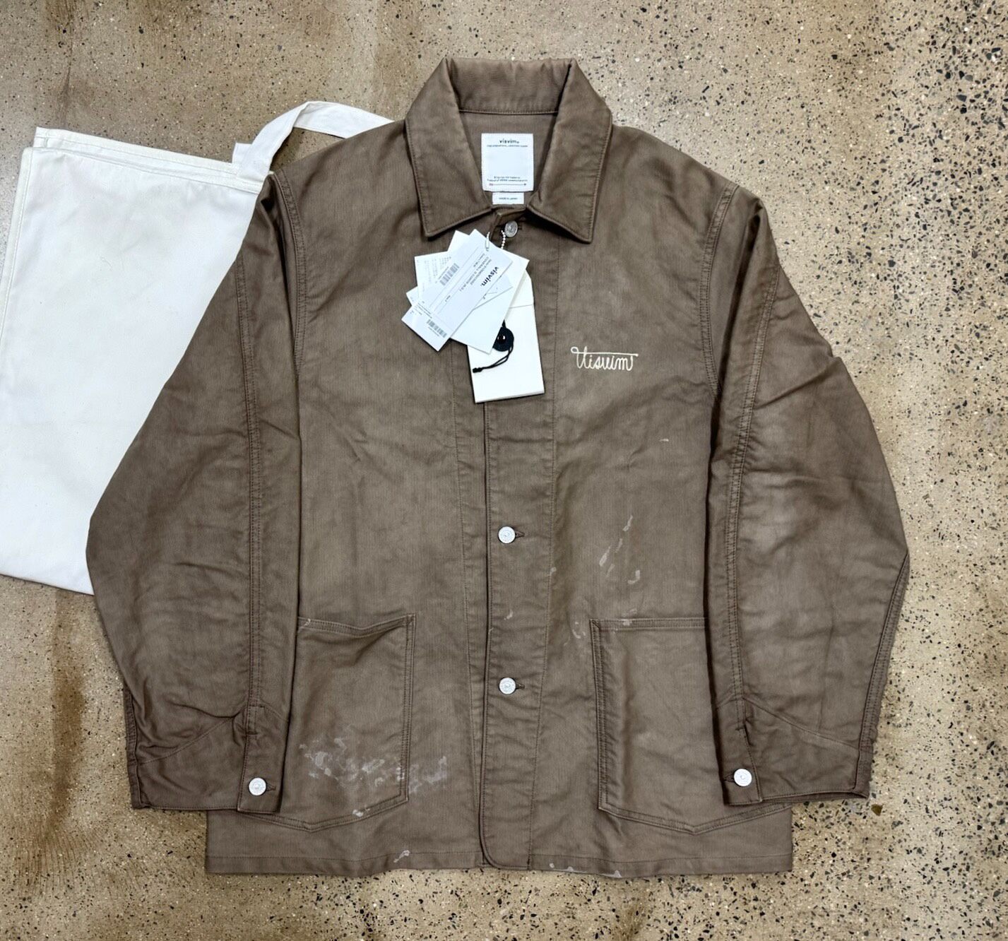 Visvim 25 Mud-Dyed Coverall Jacket