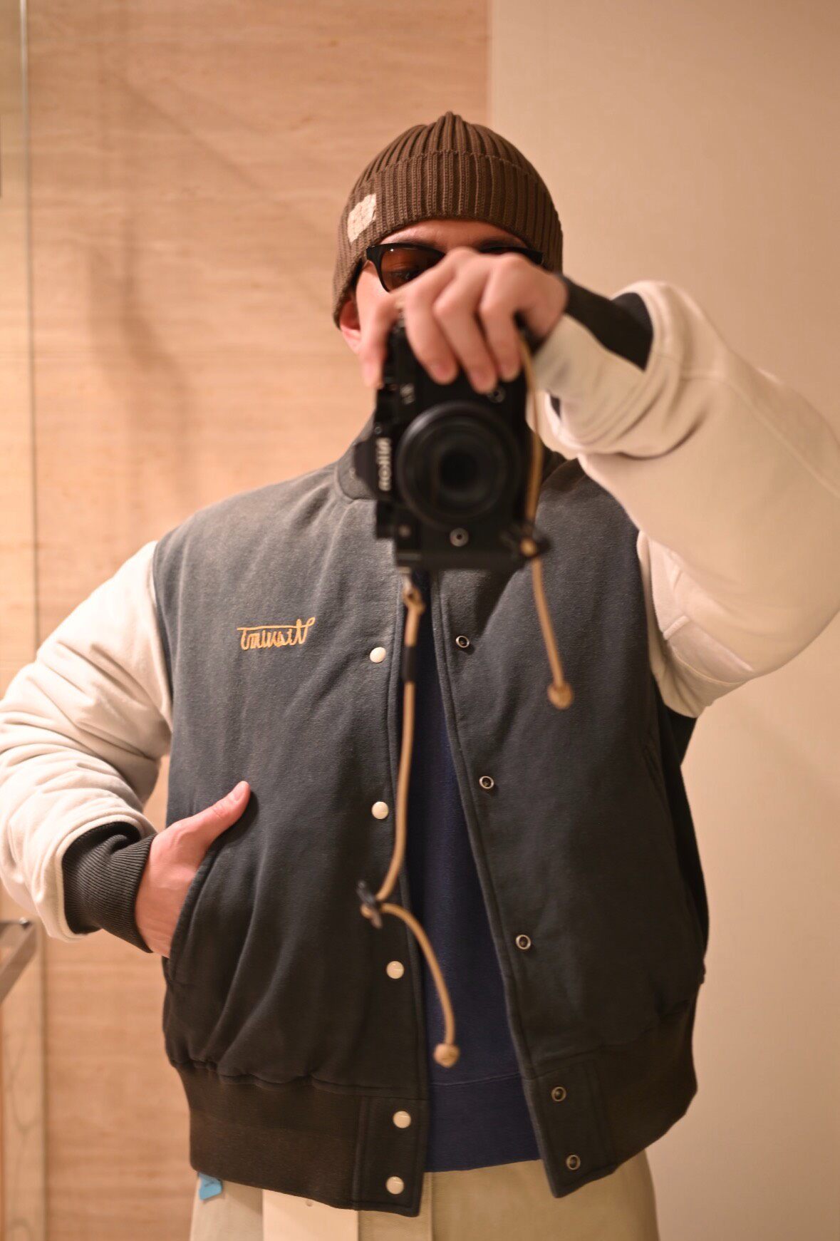 Visvim Varsity Era Down Jacket — back