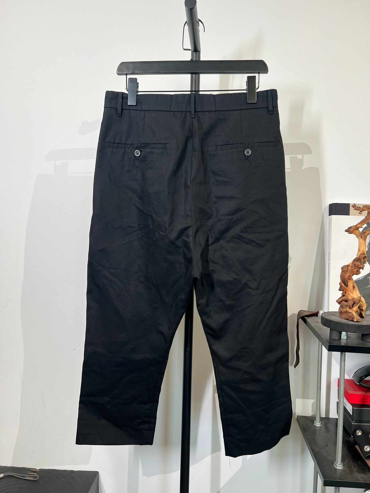 Rick Owens Main Line Cropped Trousers — front