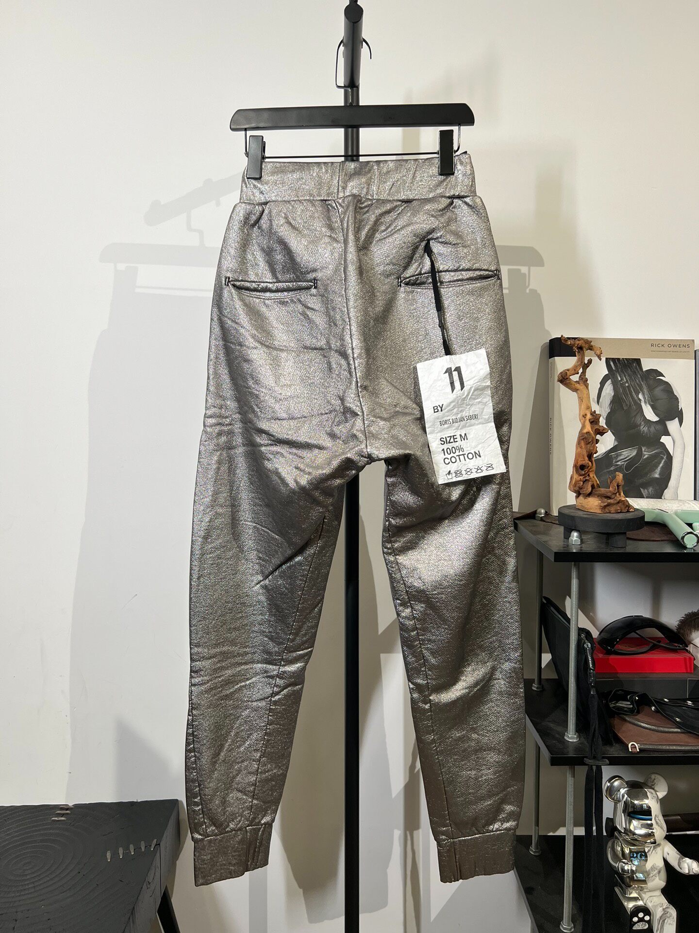 Boris Bidjan Saberi 11bybbs Coated Joggers — front