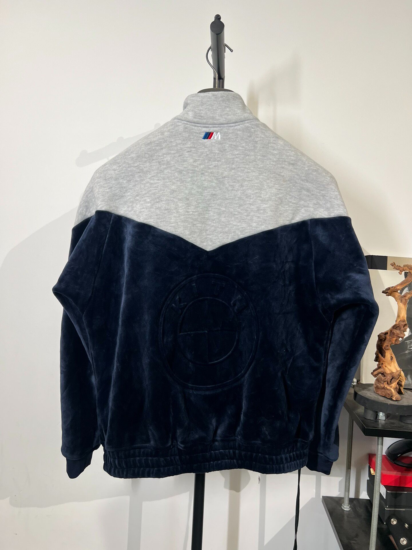 KITH x BMW Velour Track Jacket — front