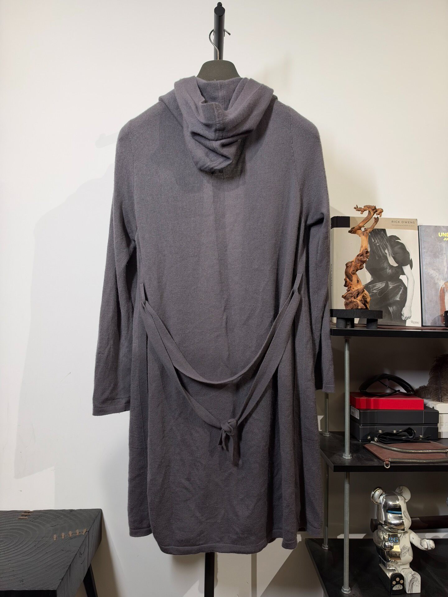 Rick Owens Mainline Wool Mid-length Coat