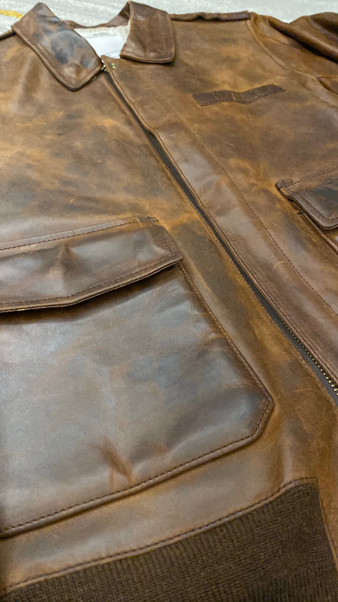 Visvim A2 Italian Leather Jacket 12-13FW — label