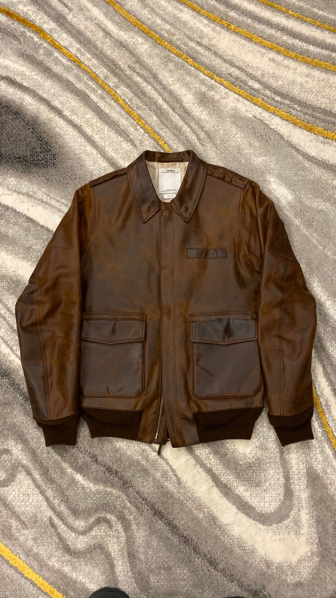 Visvim A2 Italian Leather Jacket 12-13FW