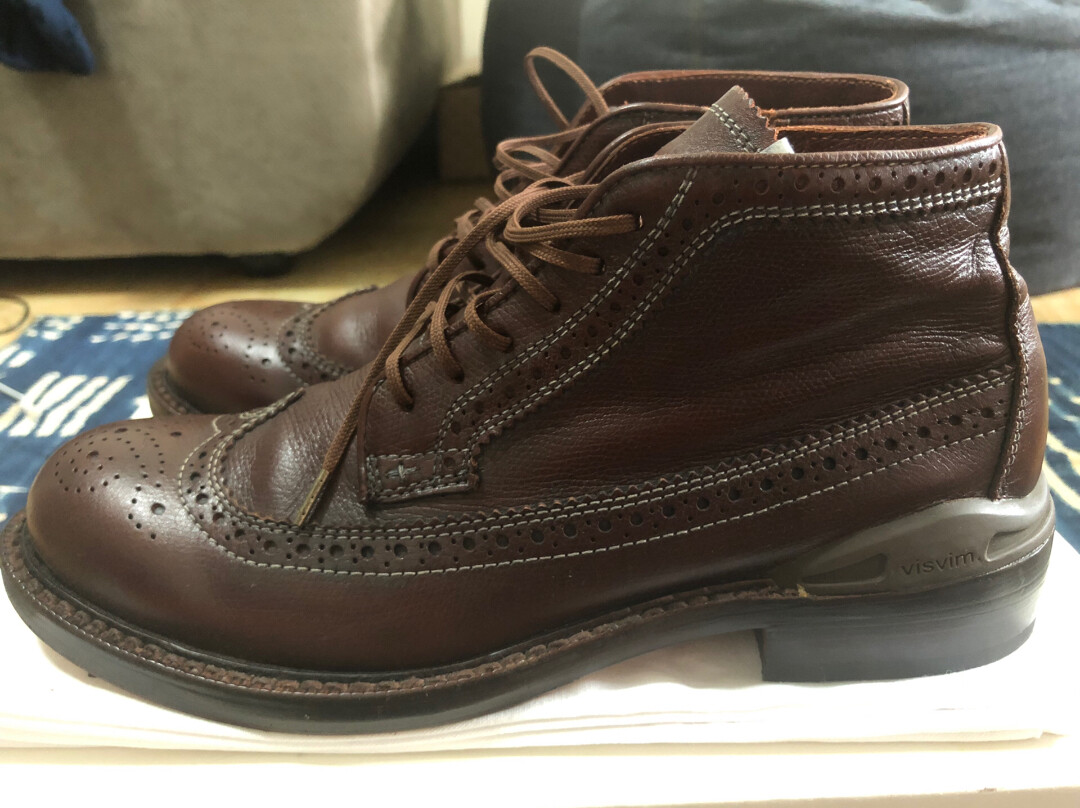Visvim Patrician Mid W.T. Folk Boots — front