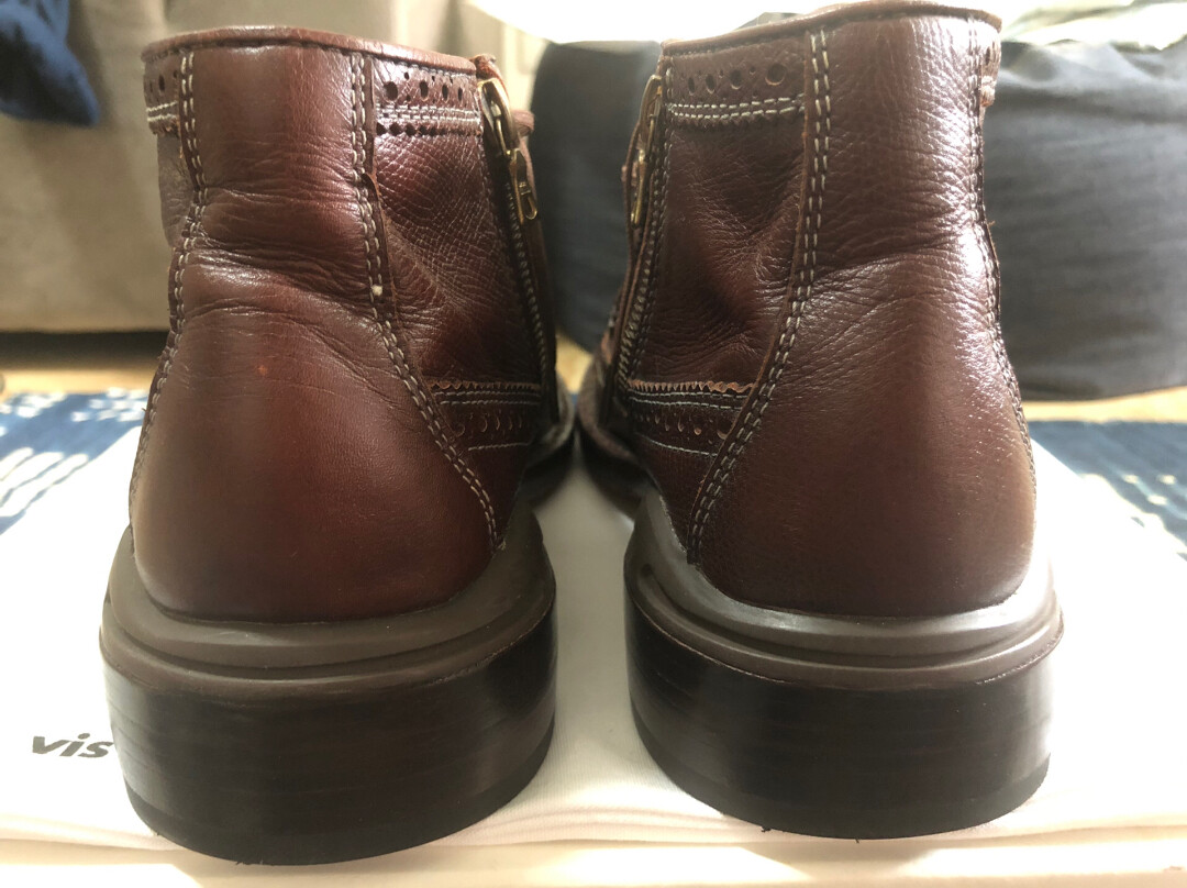 Visvim Patrician Mid W.T. Folk Boots — label