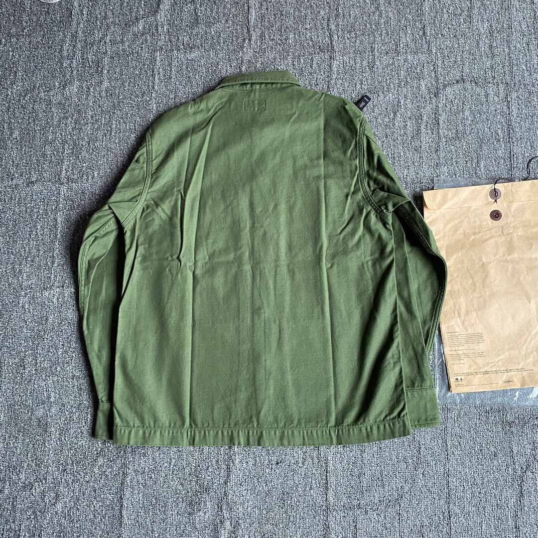 WTAPS 17ss HBT Single Pocket Jacket — detail
