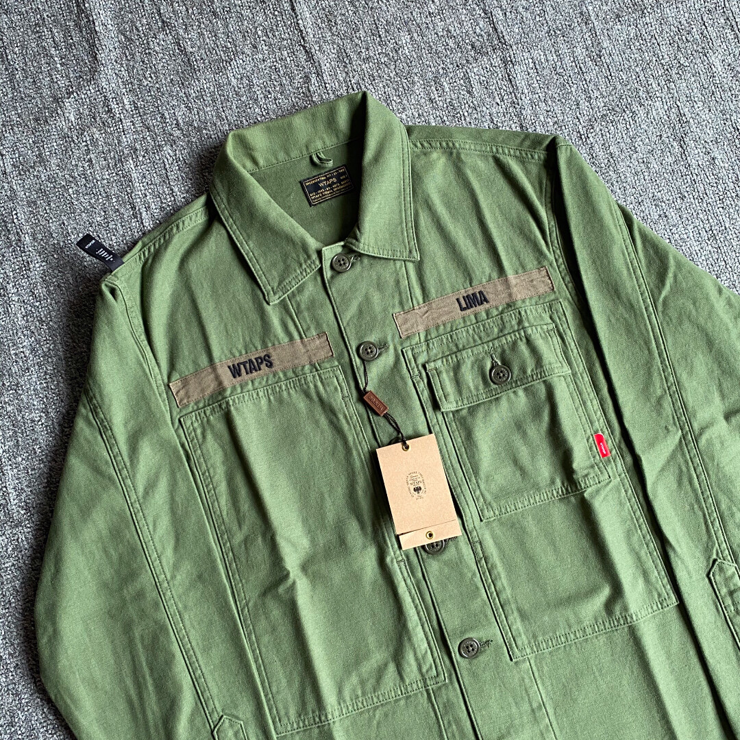WTAPS 17ss HBT Single Pocket Jacket — back