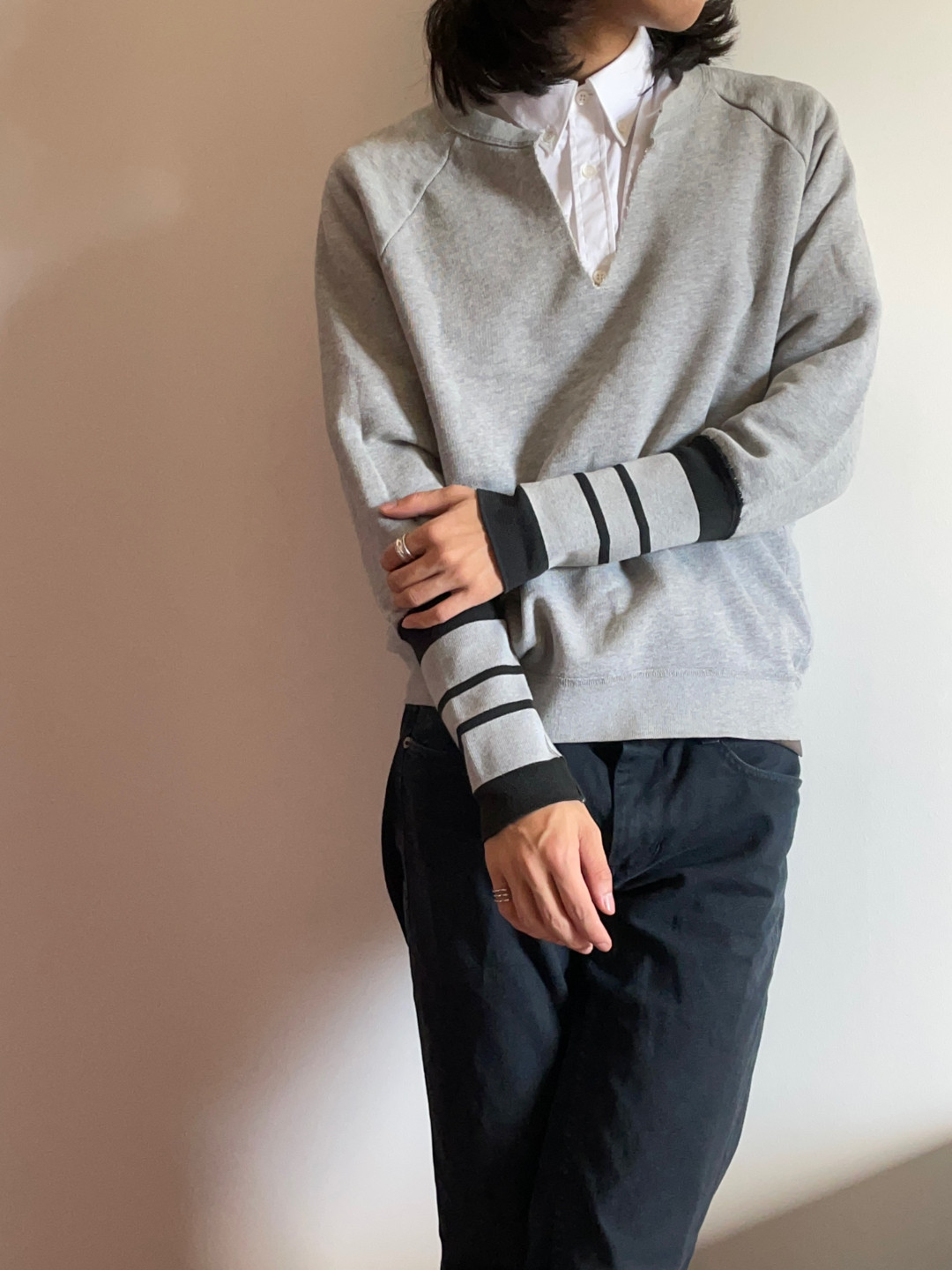 Alexander McQueen SS2011 Open-Collar Sweatshirt