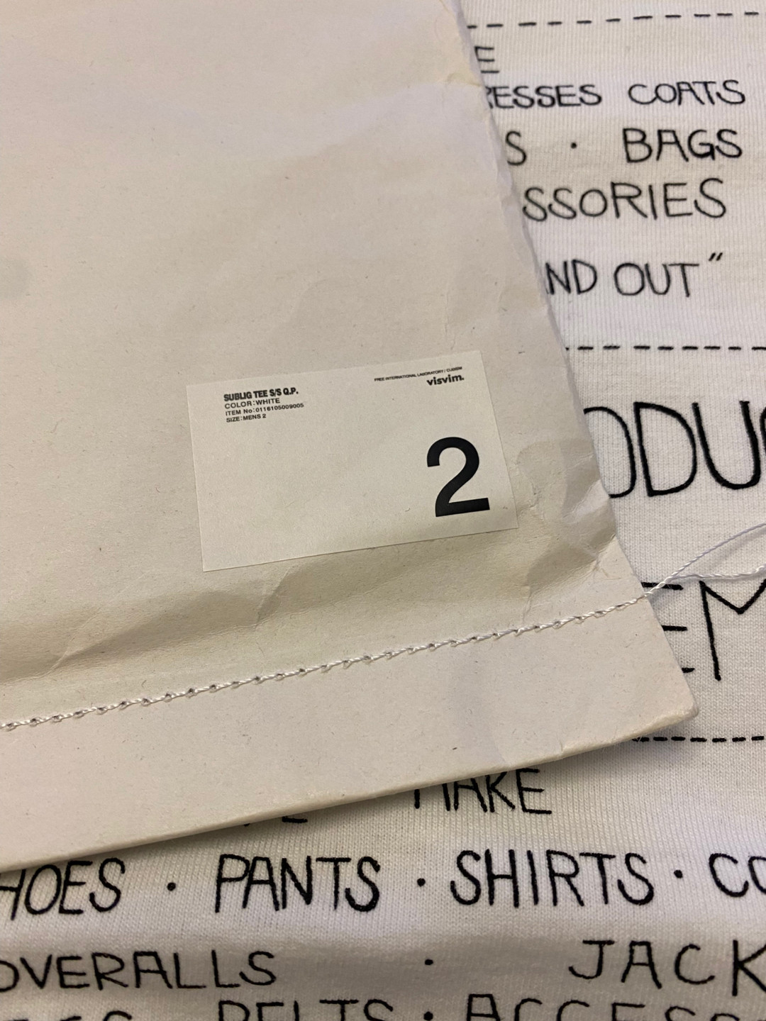 Visvim Sublig Short Sleeve Tee — back